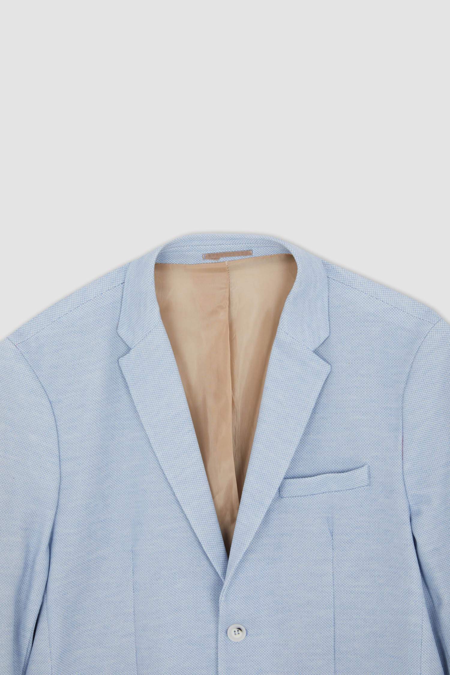 Slim Fit Dar Kesim Astarlı Blazer Ceket