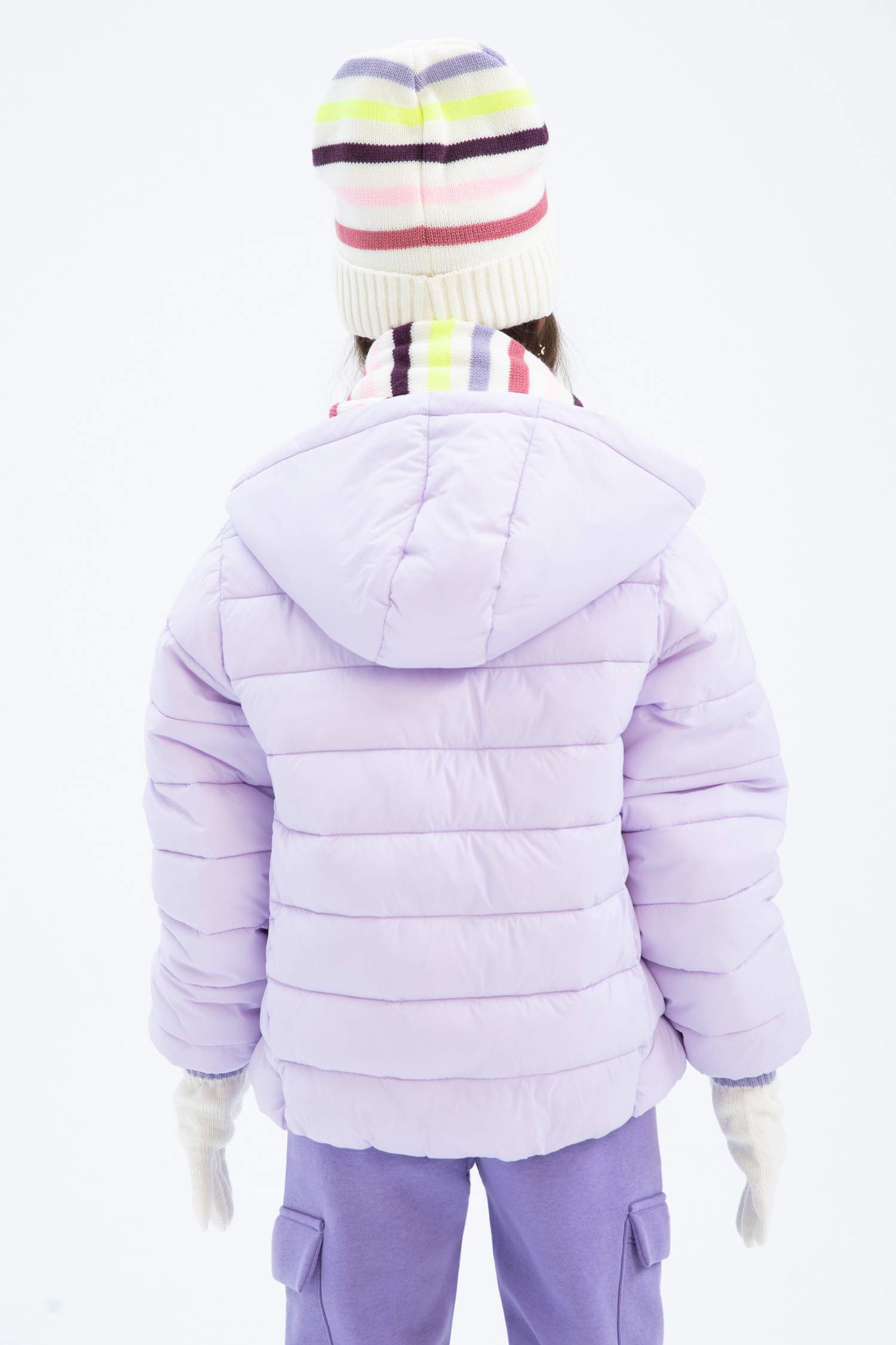 Қыздарға бас киімді Пальто