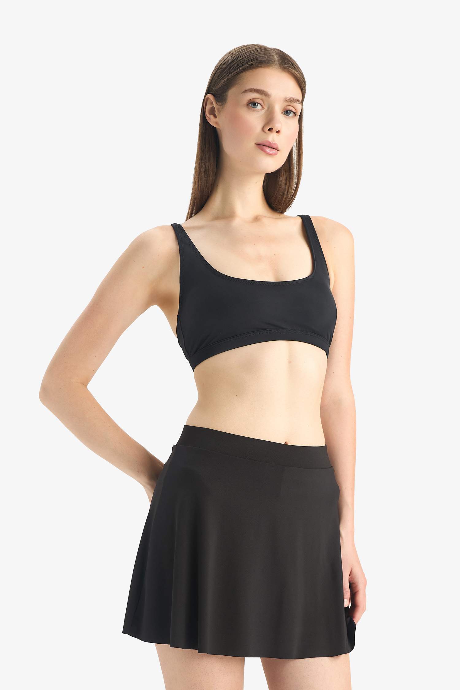 Etekli Deniz Şortu-Fall in Love