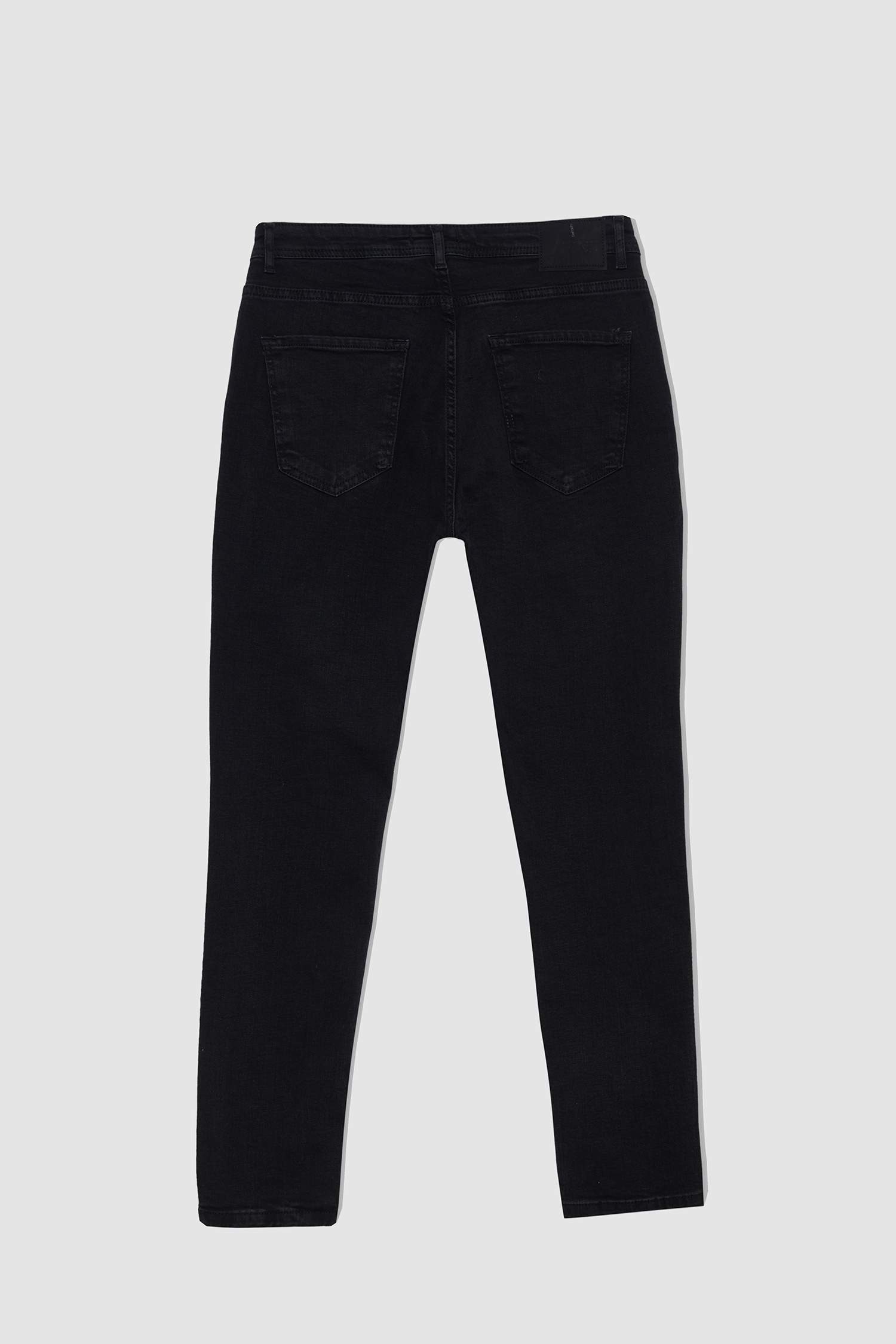 Carrot Fit Carrot Pattern High Waist Skinny Leg Jeans