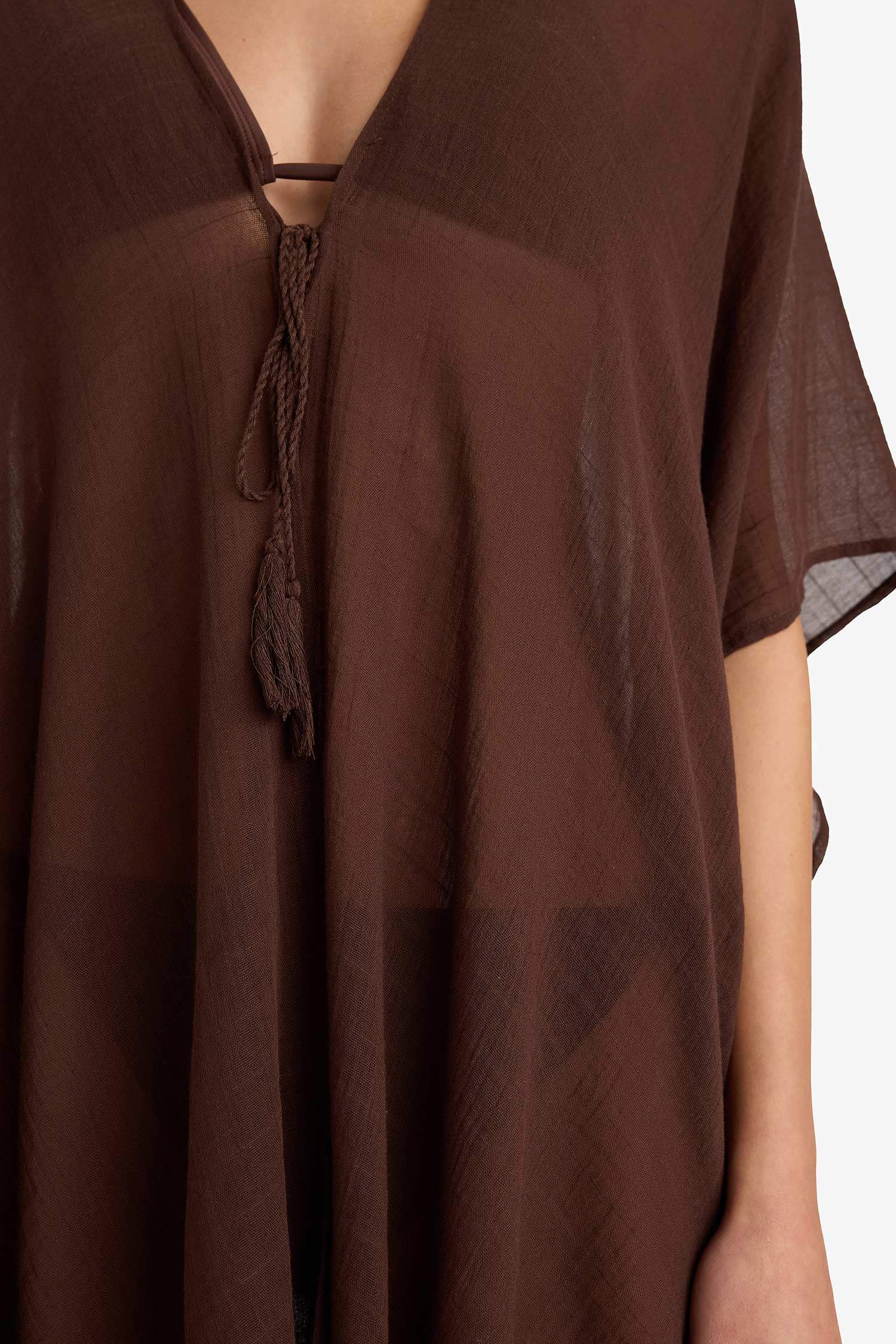 Regular Fit Pamuklu Kimono-Fall in Love