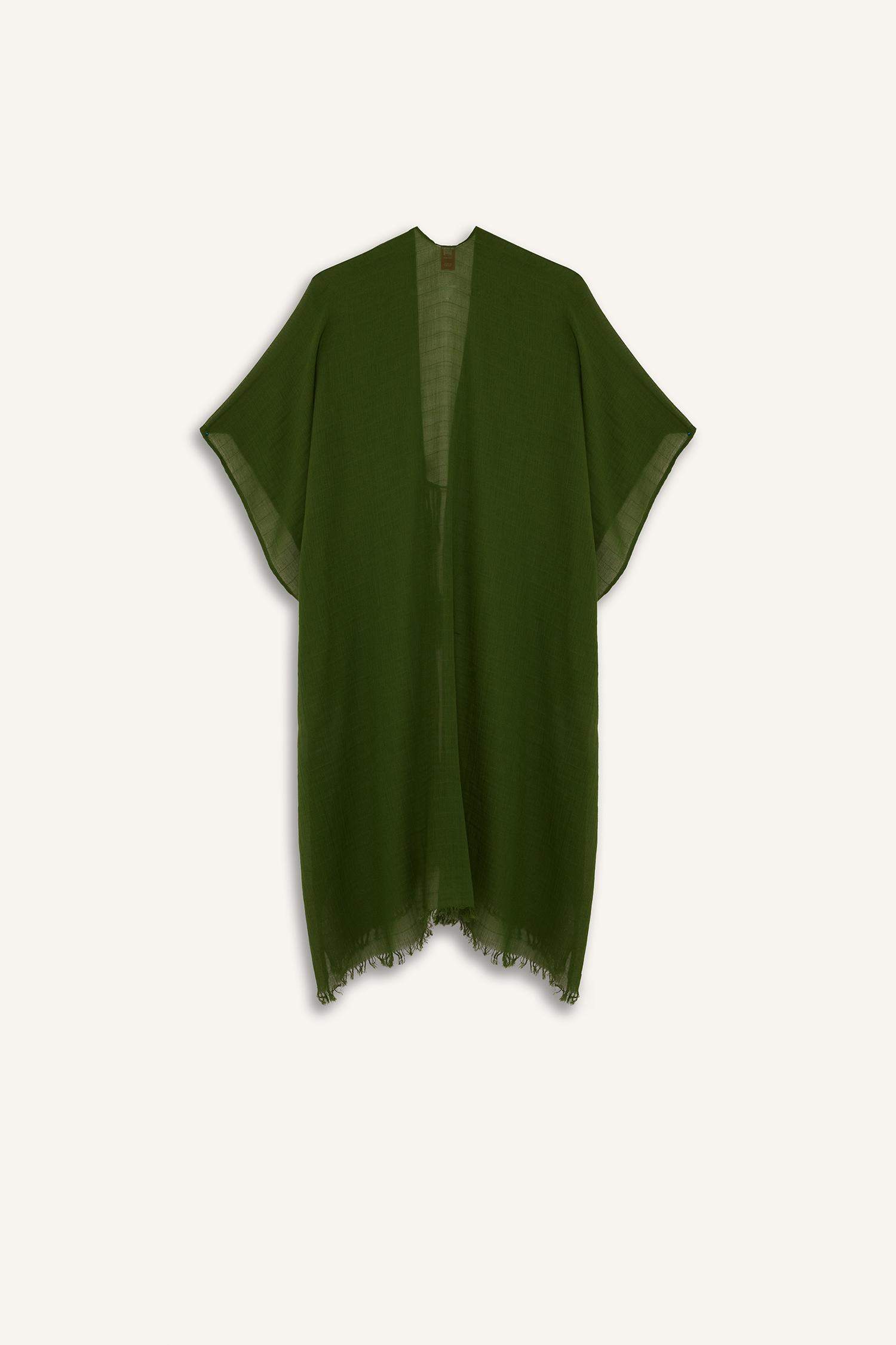 Regular Fit Pamuklu Kimono-Fall in Love