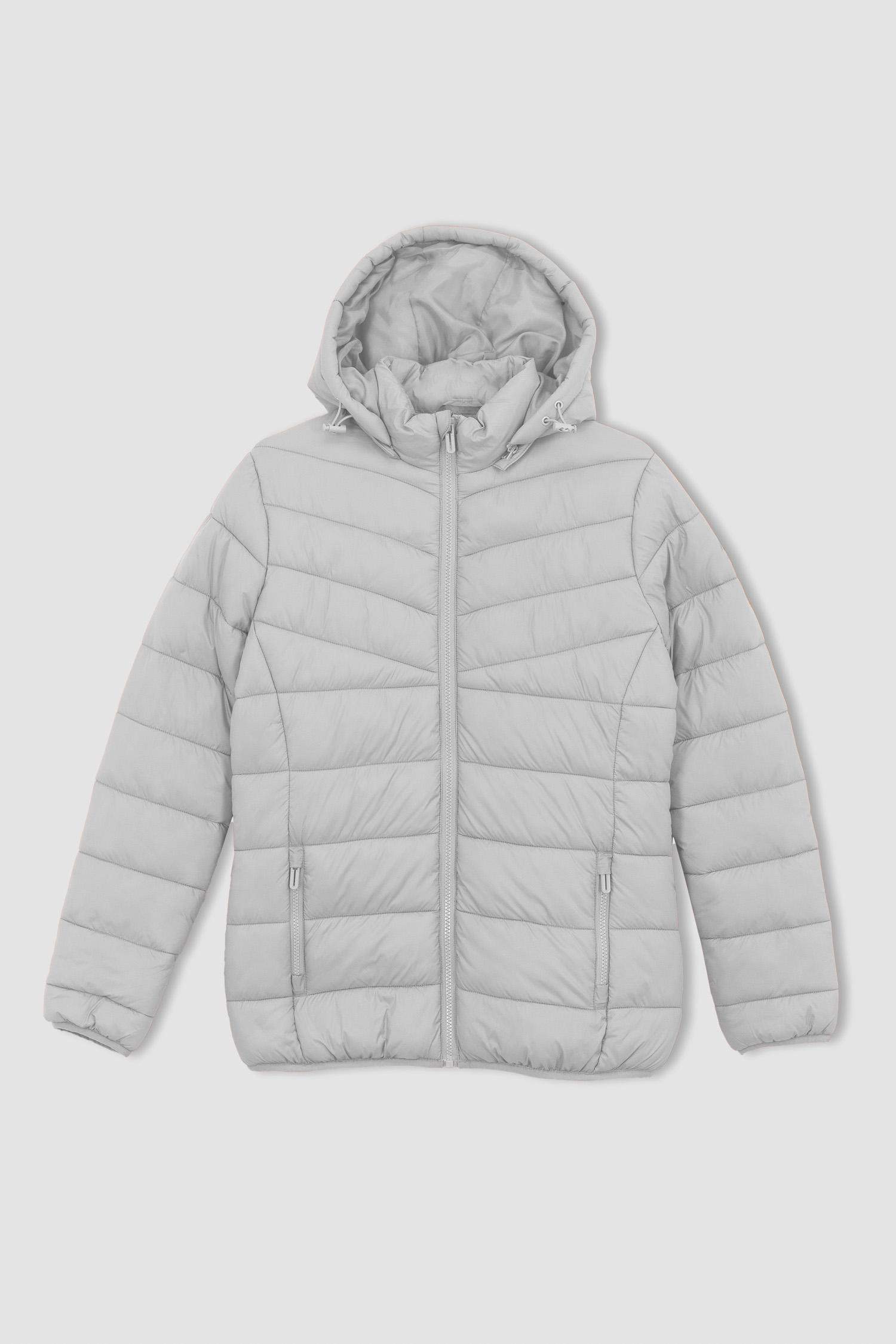 جاكيت سليم فيت بغطاء للرأس وتر برووف