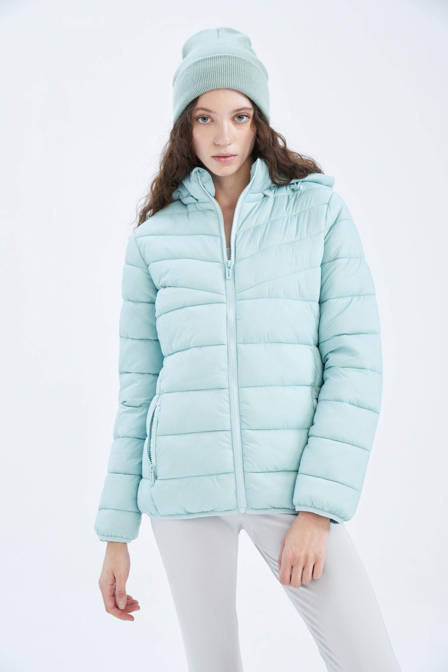 جاكيت دودون سليم فيت بغطاء للرأس