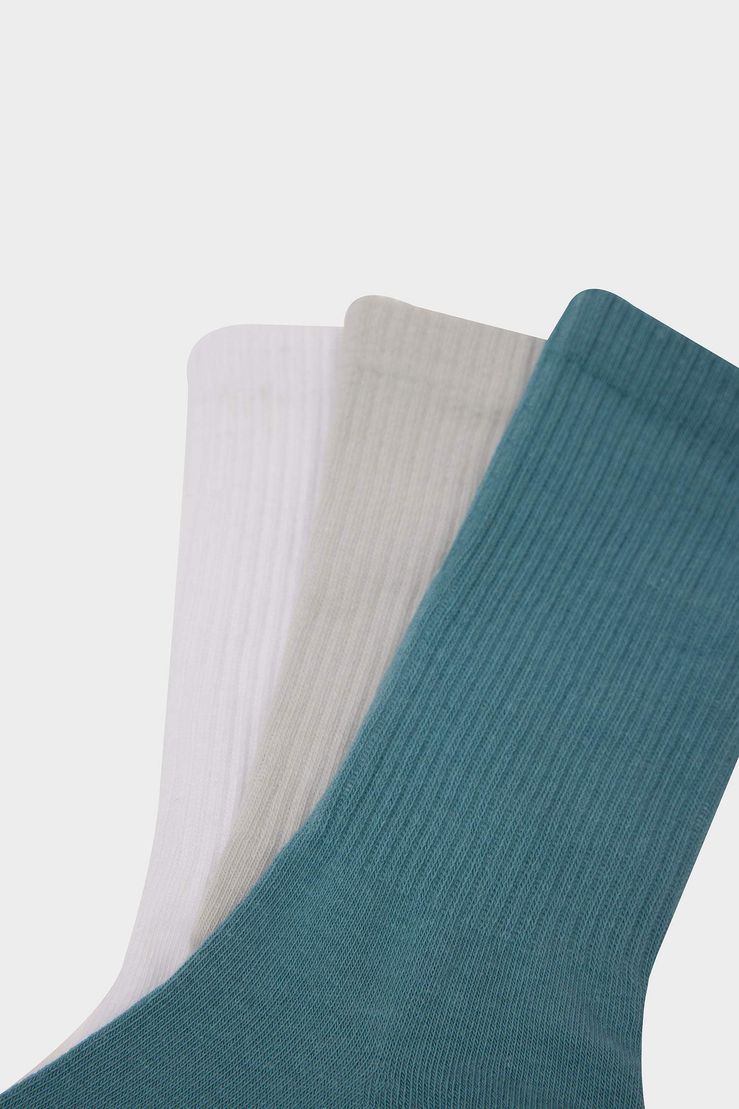 Erkek Rahat Lastikli 3'lü Pamuklu Uzun Çorap