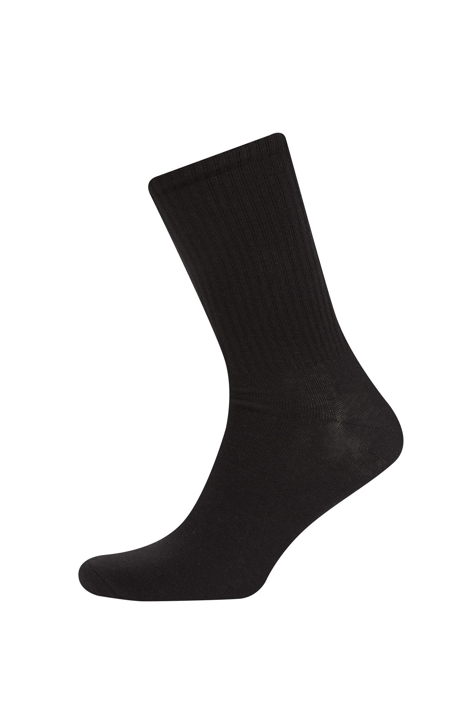 Erkek Rahat Lastikli 3'lü Pamuklu Uzun Çorap