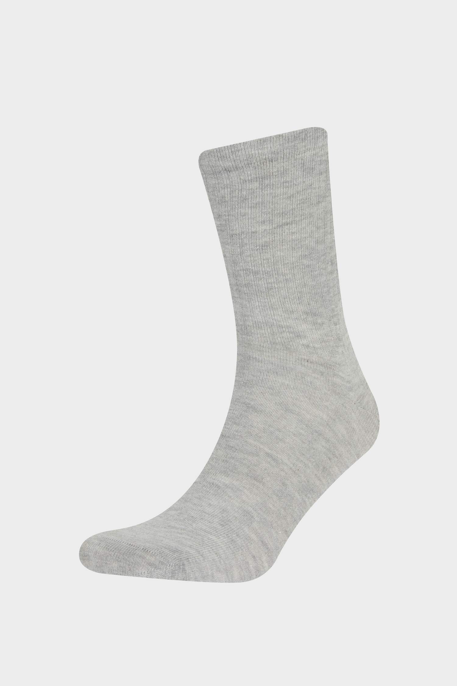 Erkek Rahat Lastikli 3'lü Pamuklu Uzun Çorap