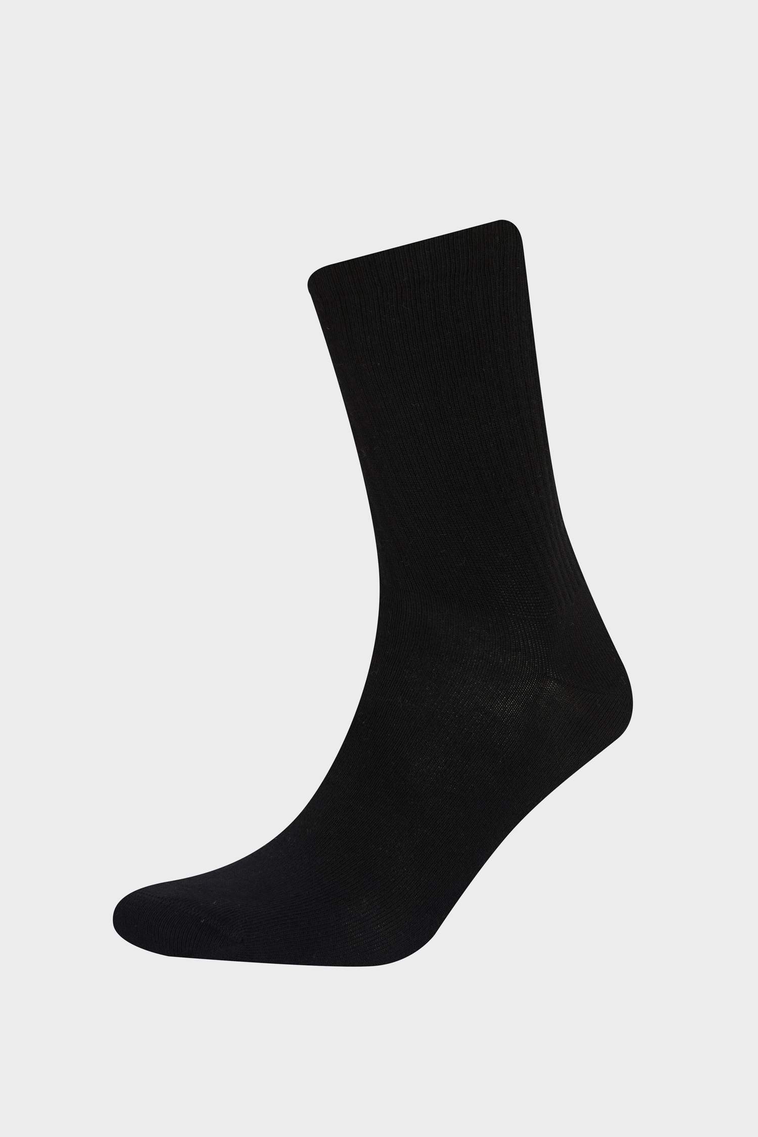 Erkek Rahat Lastikli 3'lü Pamuklu Uzun Çorap