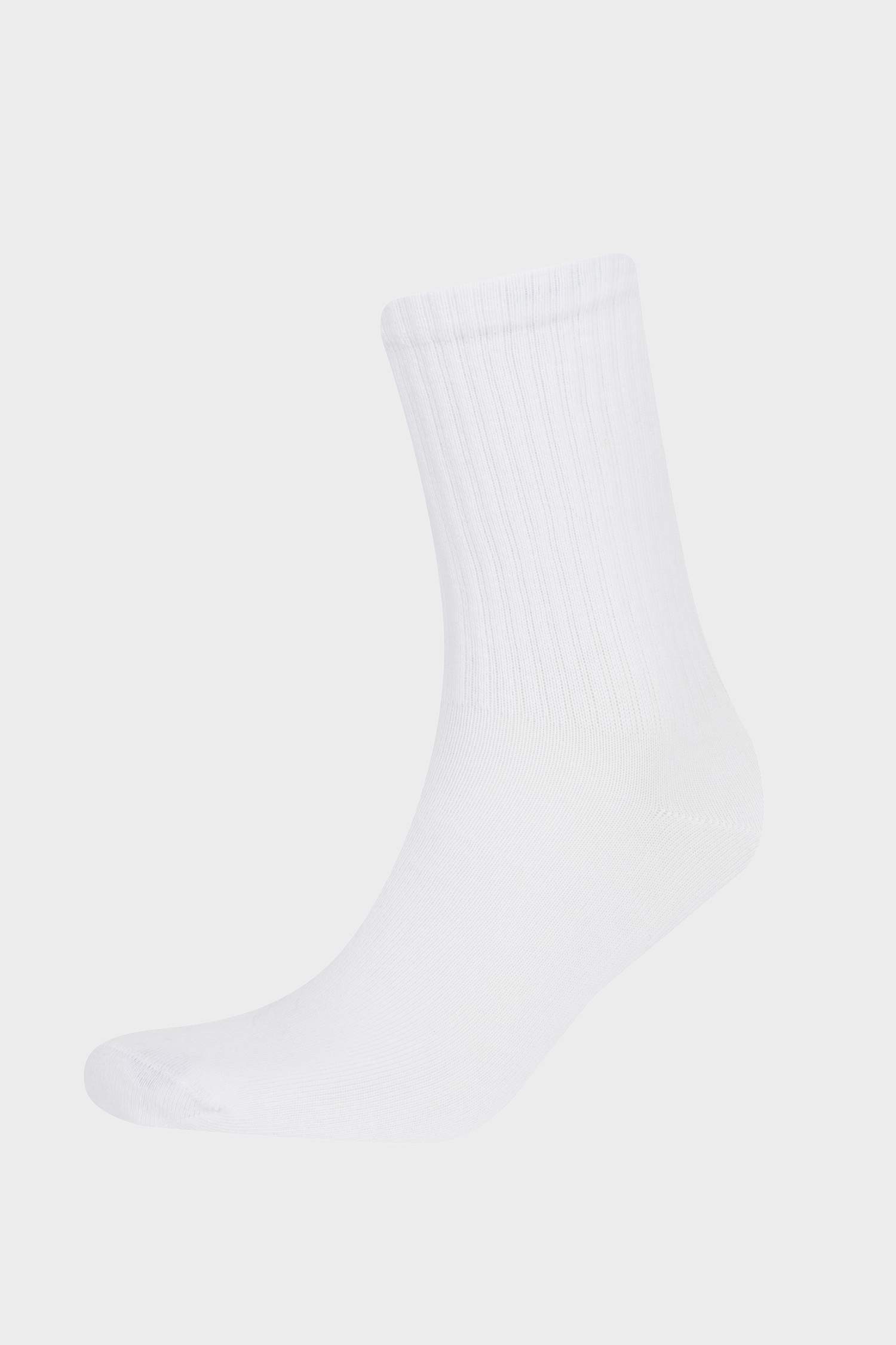 Erkek Rahat Lastikli 3'lü Pamuklu Uzun Çorap