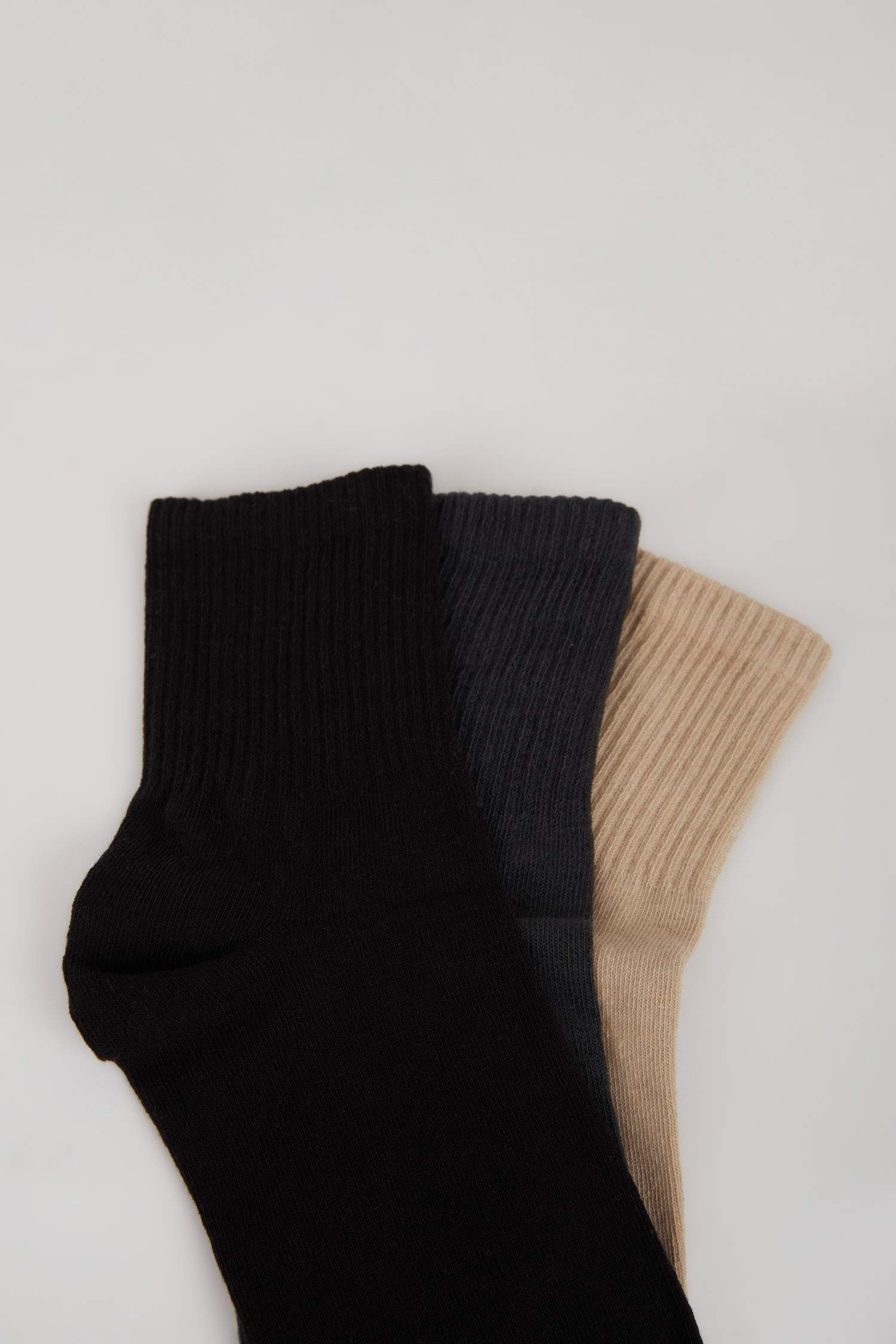 Erkek Rahat Lastikli 3'lü Pamuklu Uzun Çorap