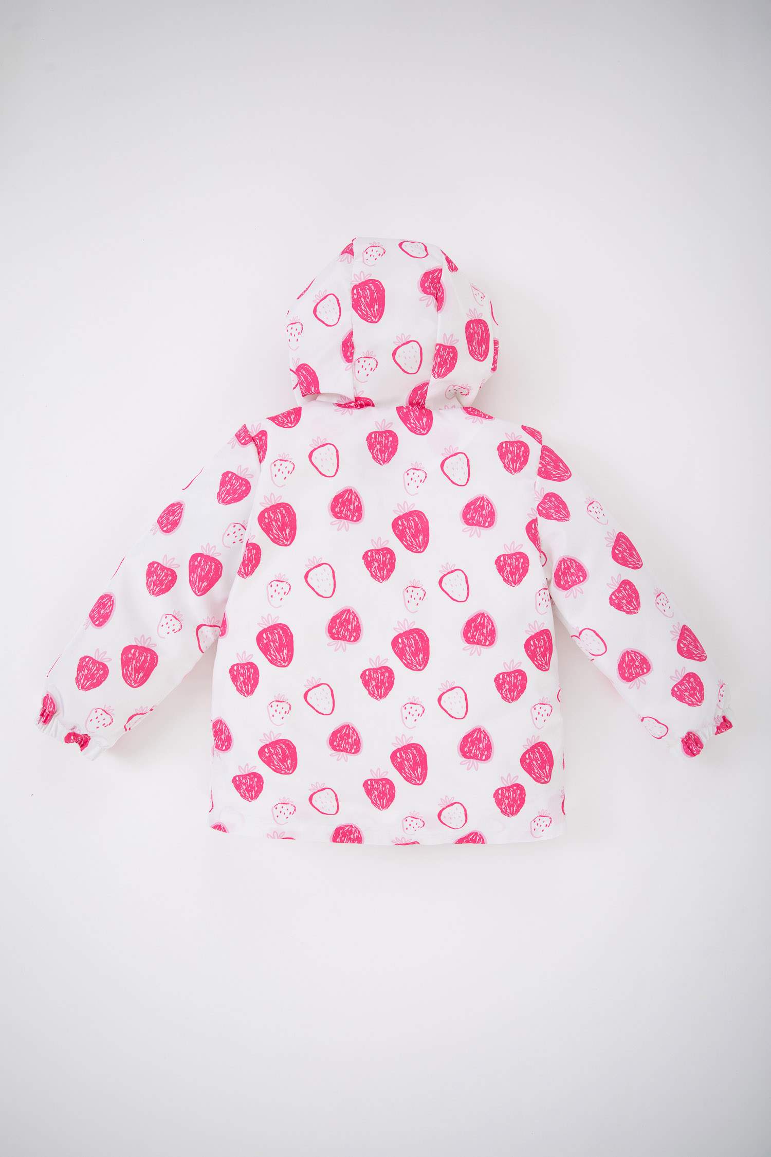 Куртка водоотталкивающая с принтом для малышей девочек