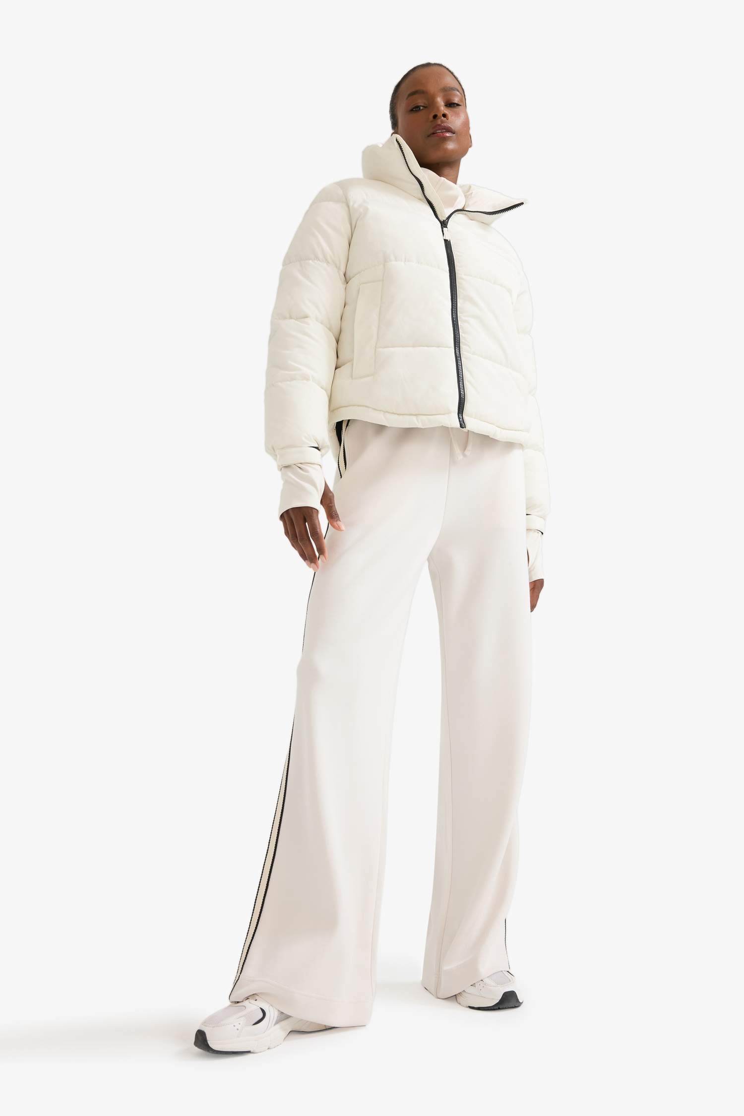 DeFactoFit Regular Fit Stand Collar Waterproof Puffer Jacket