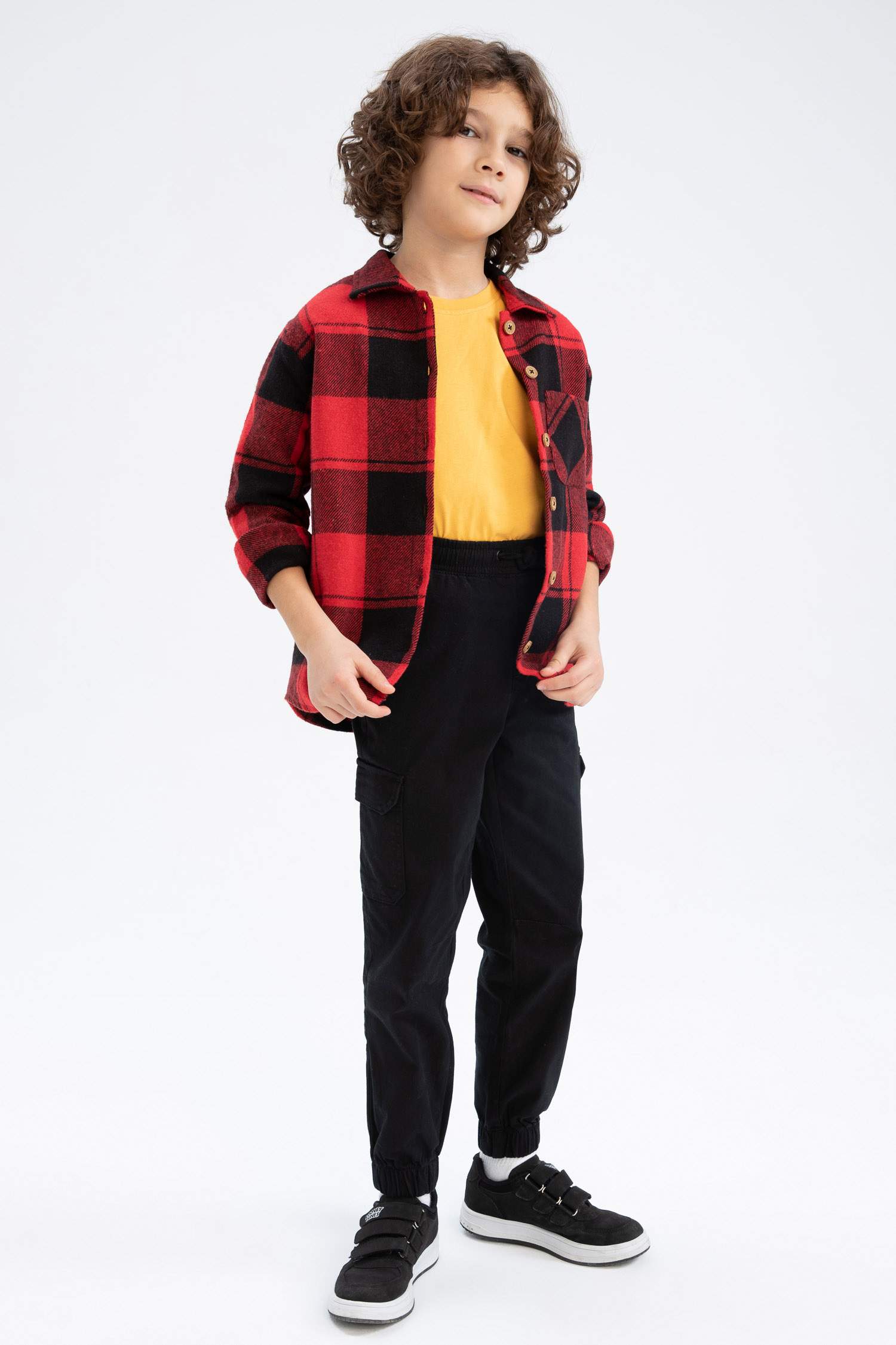 Boy Cargo Jogger Gabardine Trousers