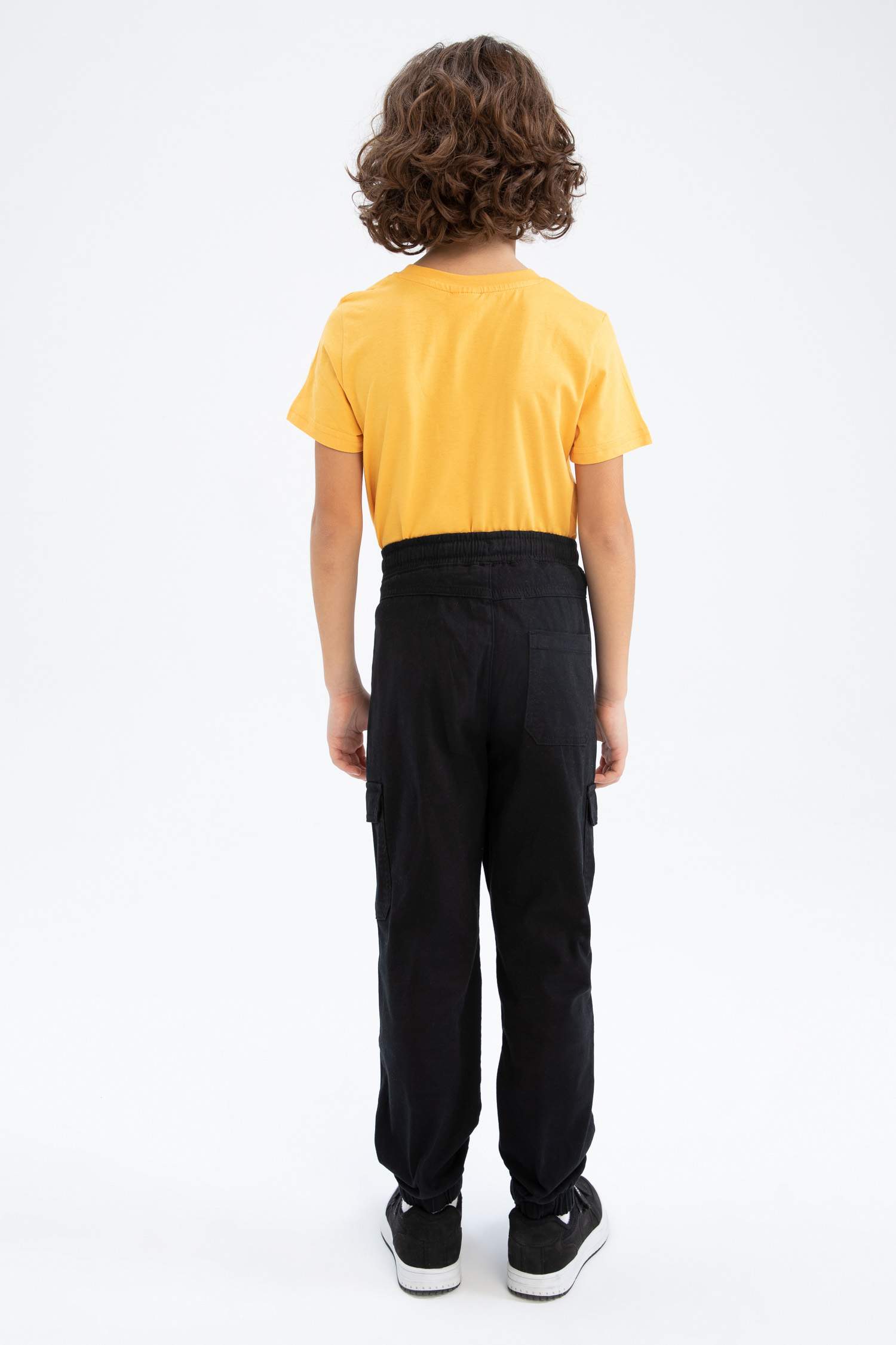 Boy Cargo Jogger Gabardine Trousers