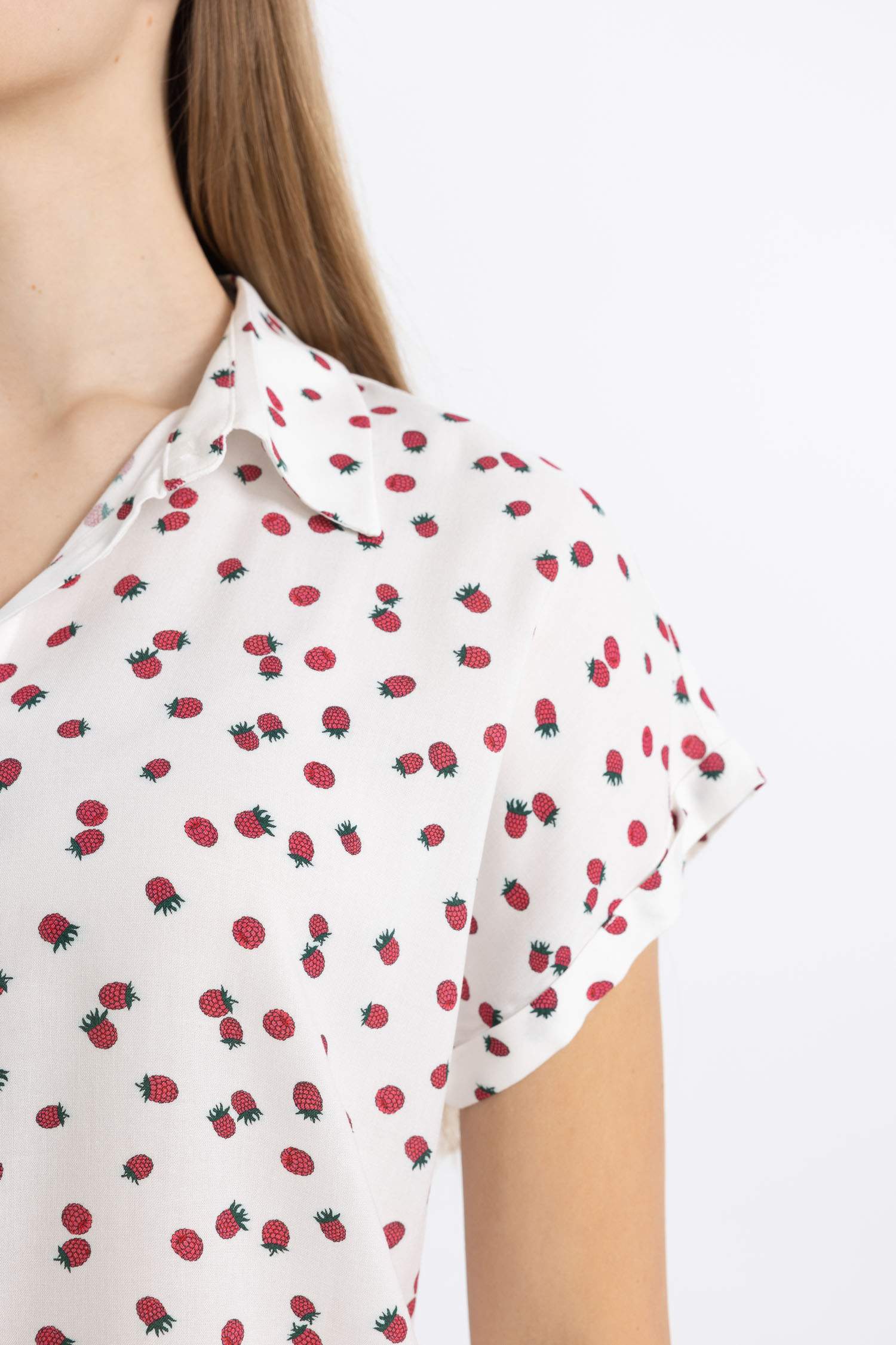 Chemise à manches courtess à Motifs