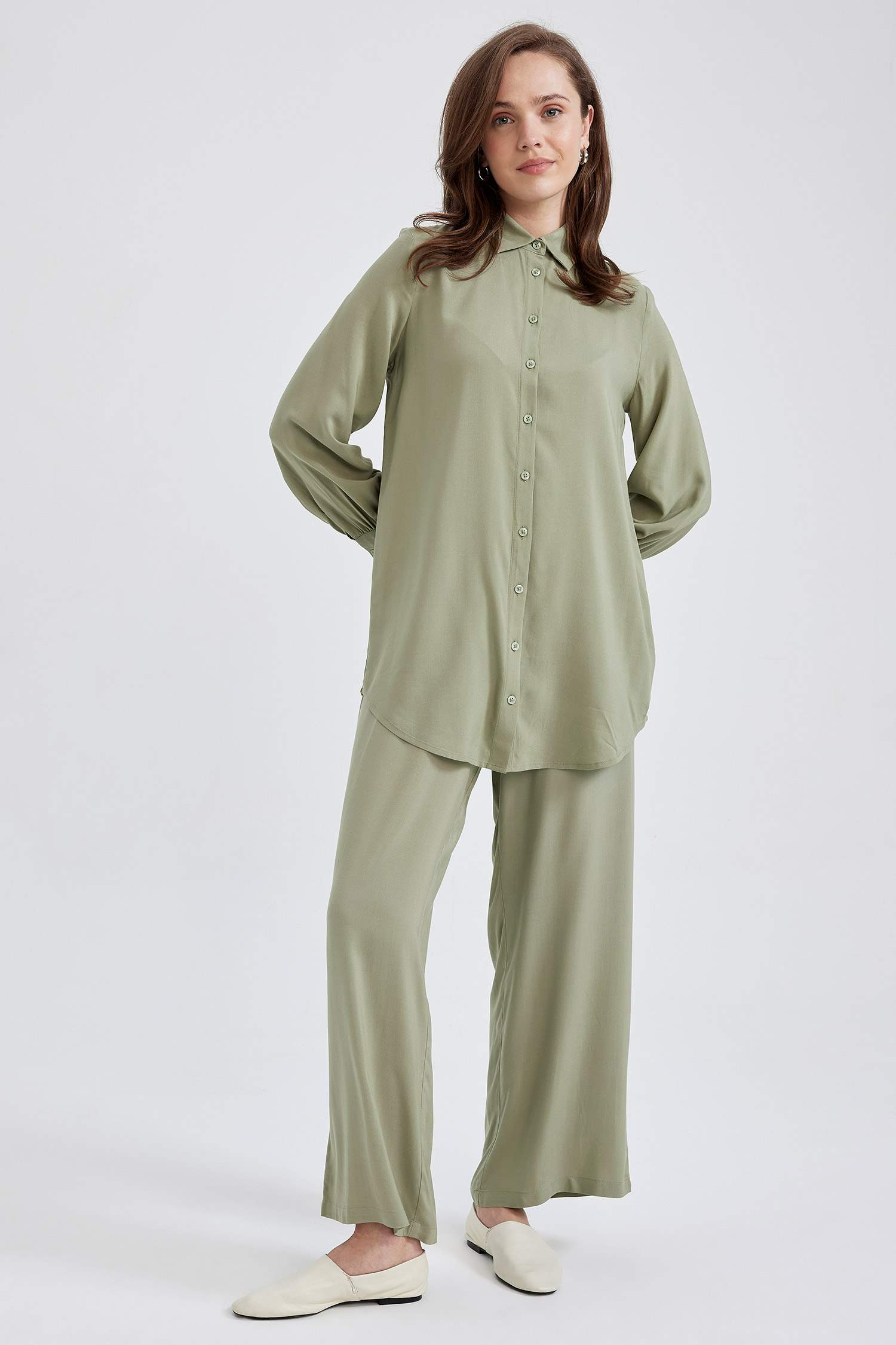 Palazzo Viscose Trousers