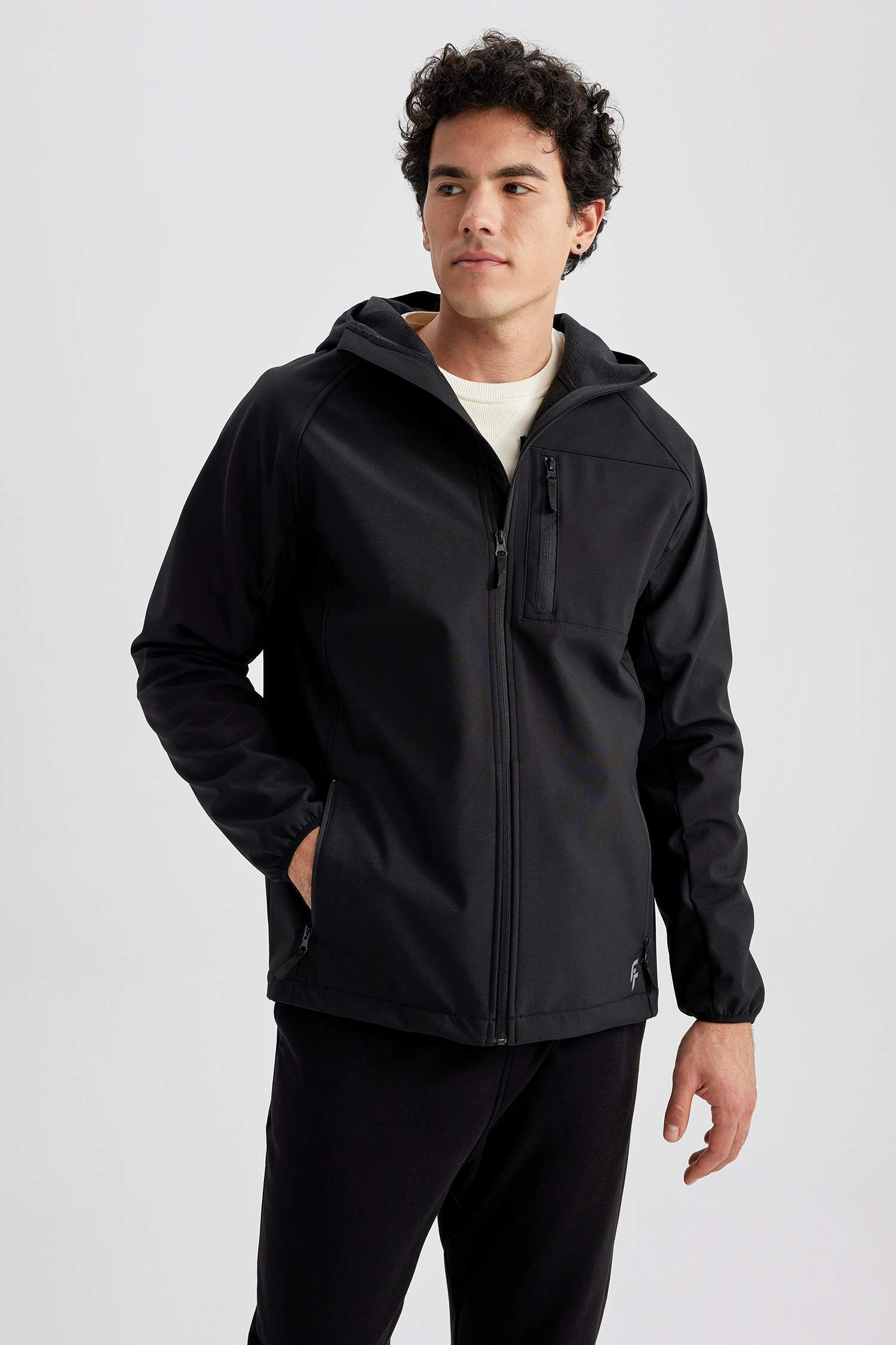 Manteau En Fourrure Coupe Slim