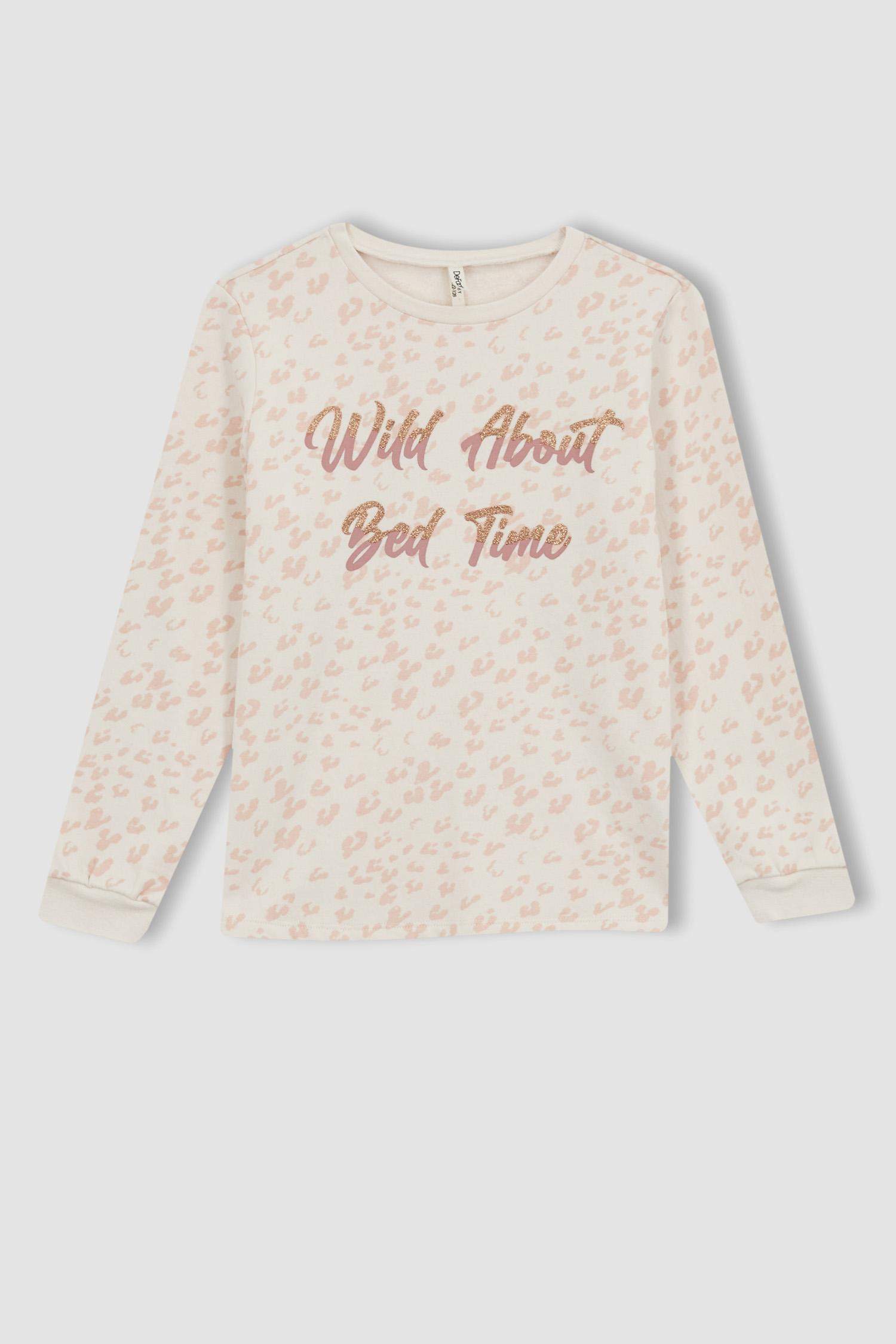 سيت بيجاما بناتي بقصة عادية - قطعتين