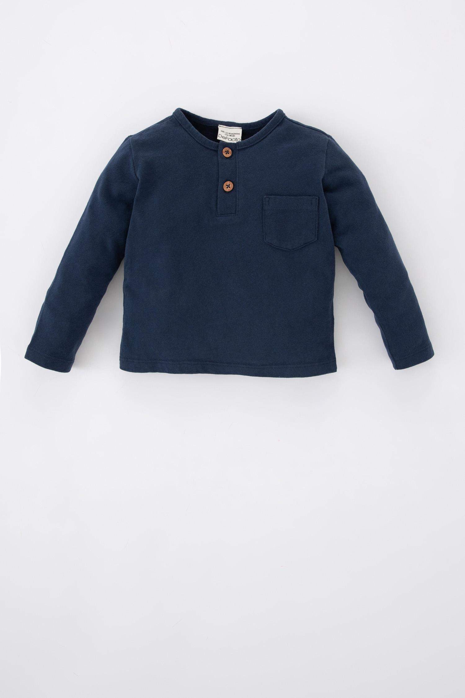 Indigo BABY BOY Baby Boy Regular Fit Crew Neck Long Sleeved TShirt