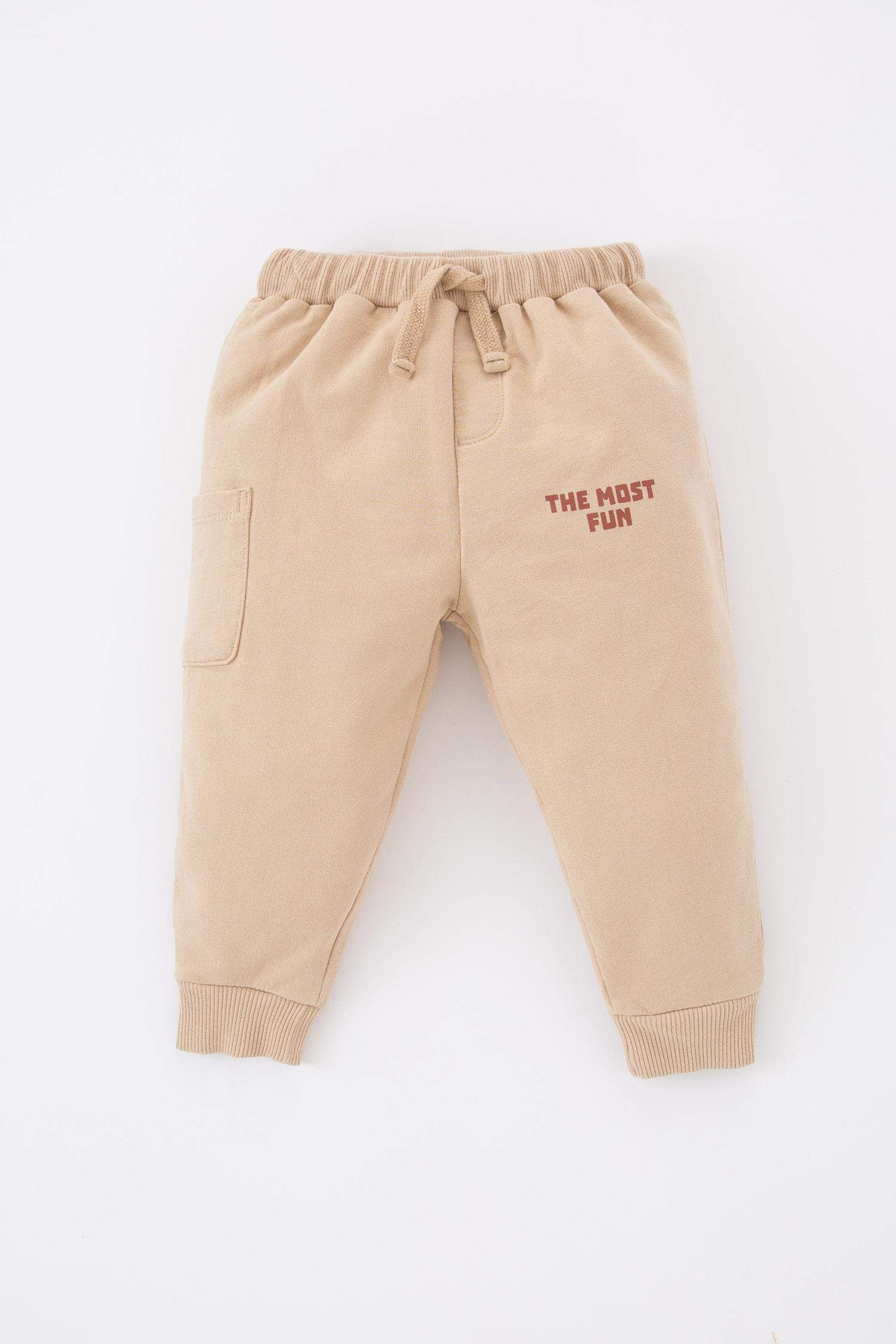 Bas De Survêtement İmprimé À Slogan Bébé Garçon