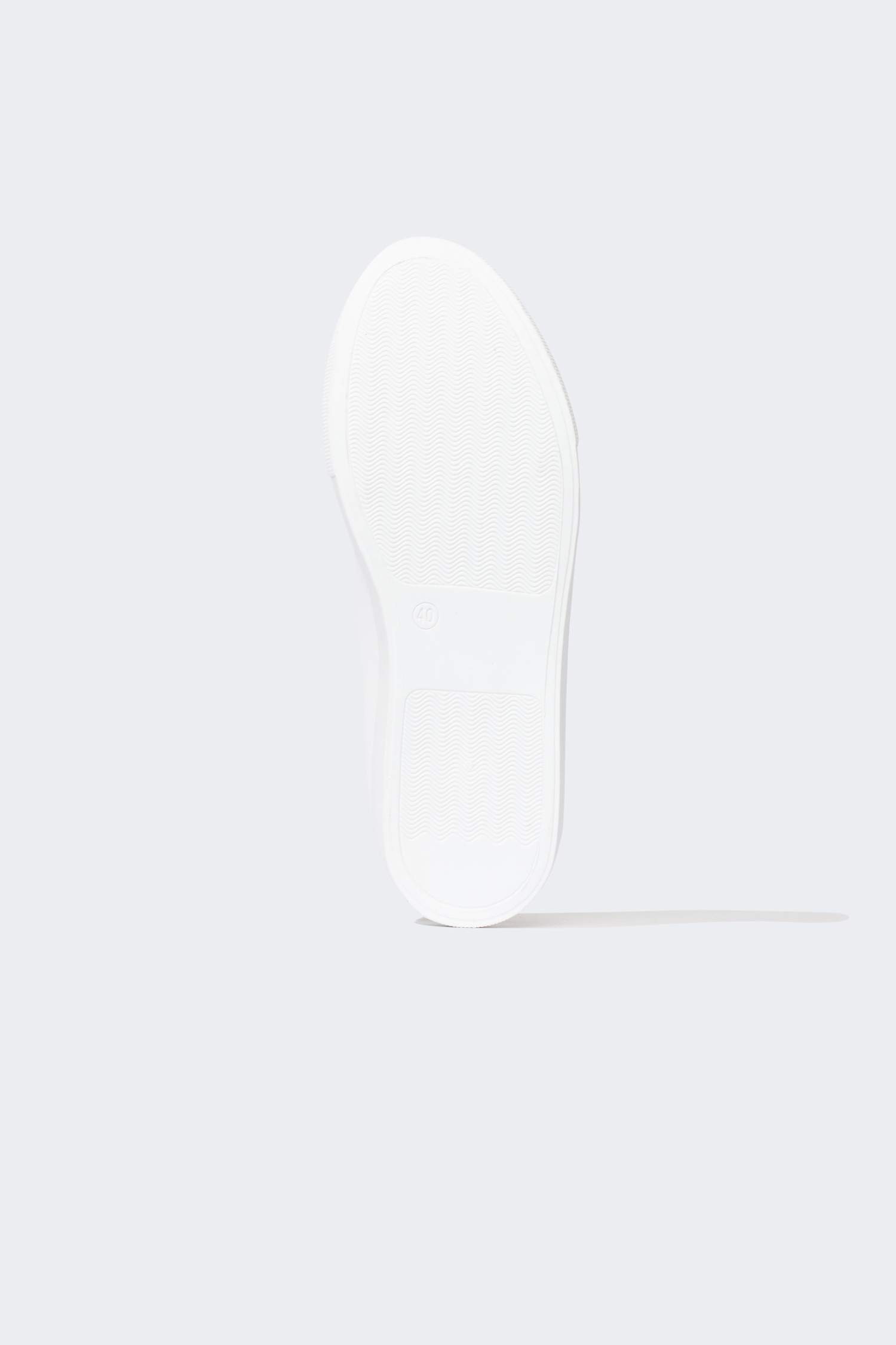 Kadın SmileyWorld Düz Taban Suni Deri Bağcıklı Sneaker