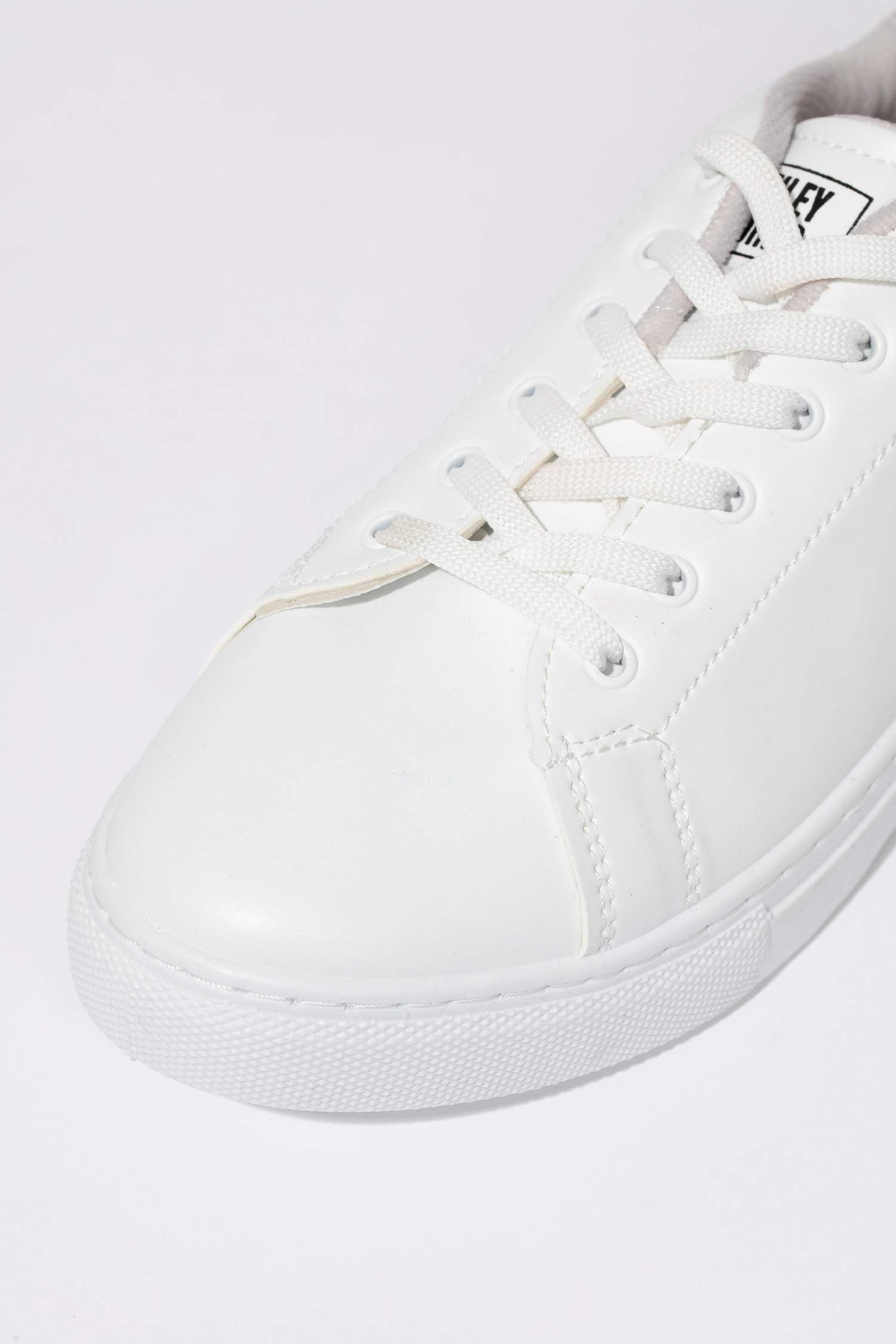 Kadın SmileyWorld Düz Taban Suni Deri Bağcıklı Sneaker