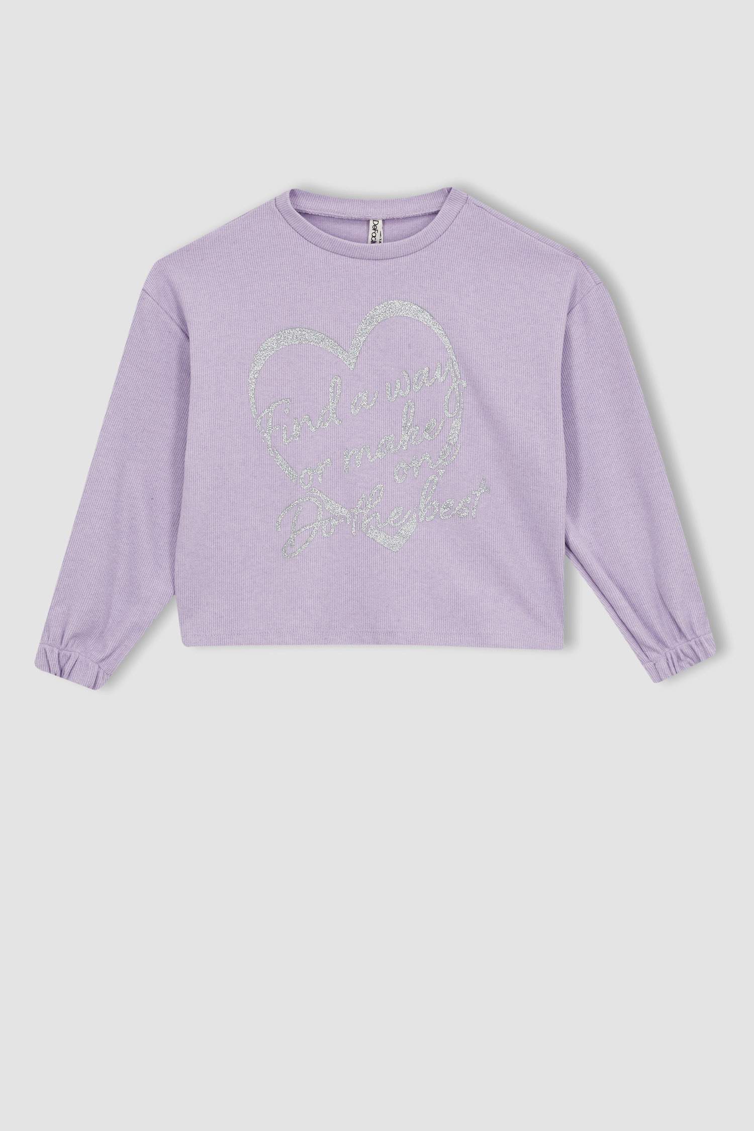 سويت شيرت كروب بناتي بياقة دائرية