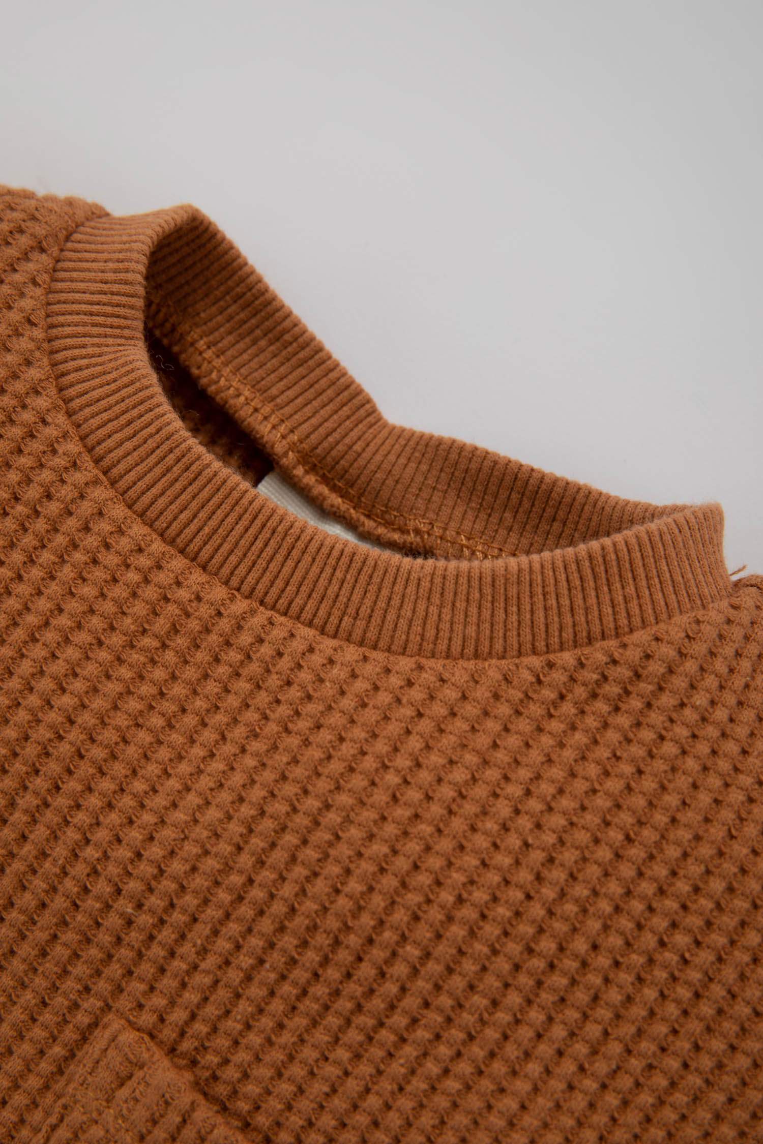 Erkek Bebek Waffle Kısa Kollu Tişört