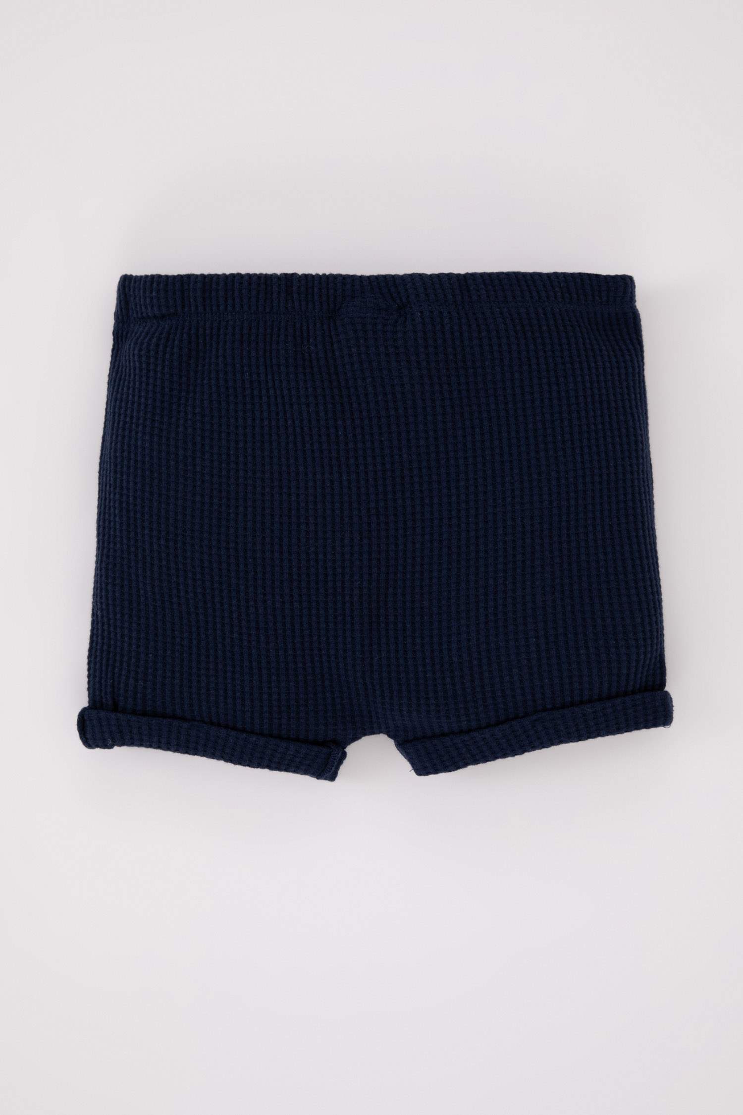 Baby Boy Kangaroo Pocket Waffle Shorts