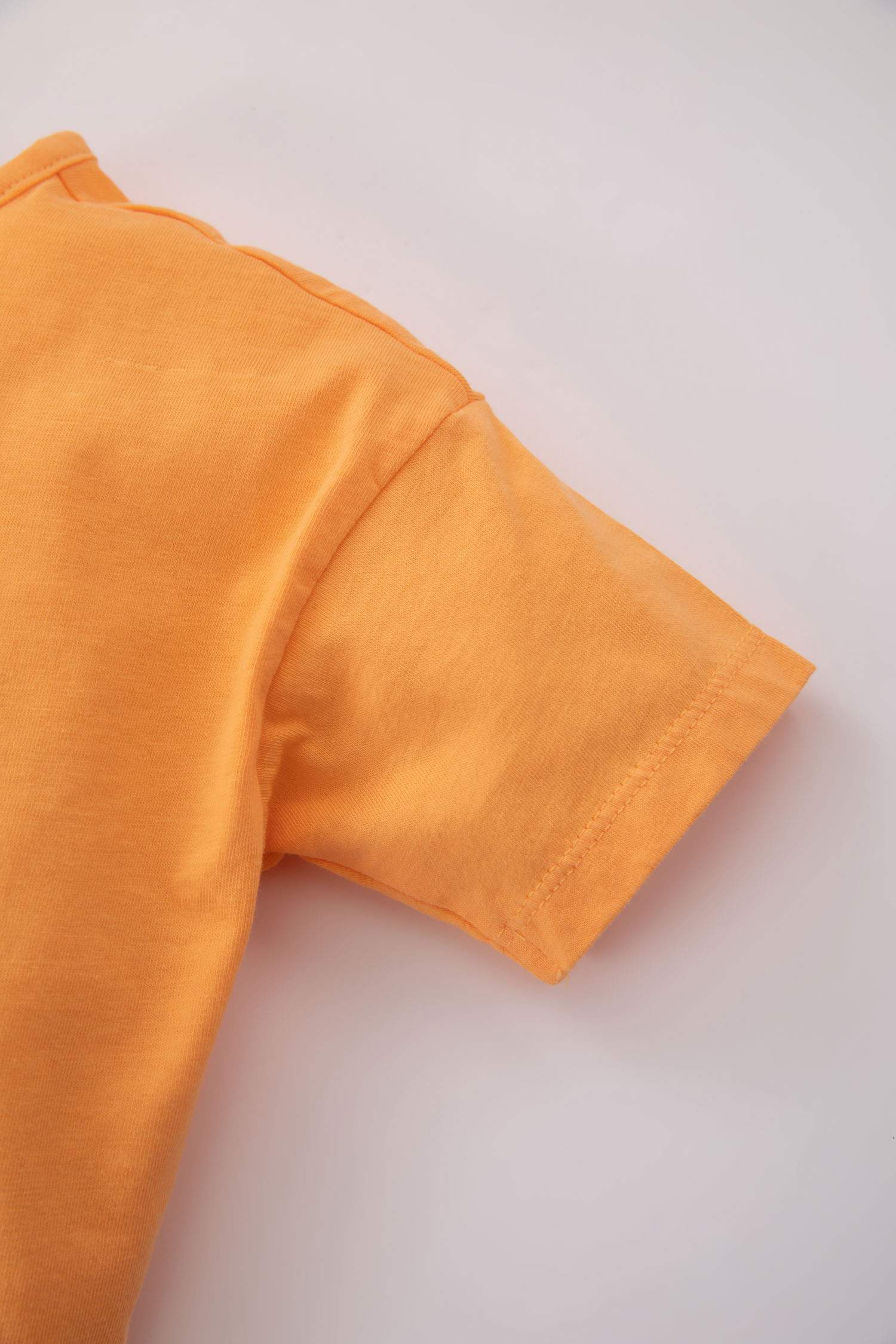 Baby Boy Combed Cotton Short Sleeve T-Shirt