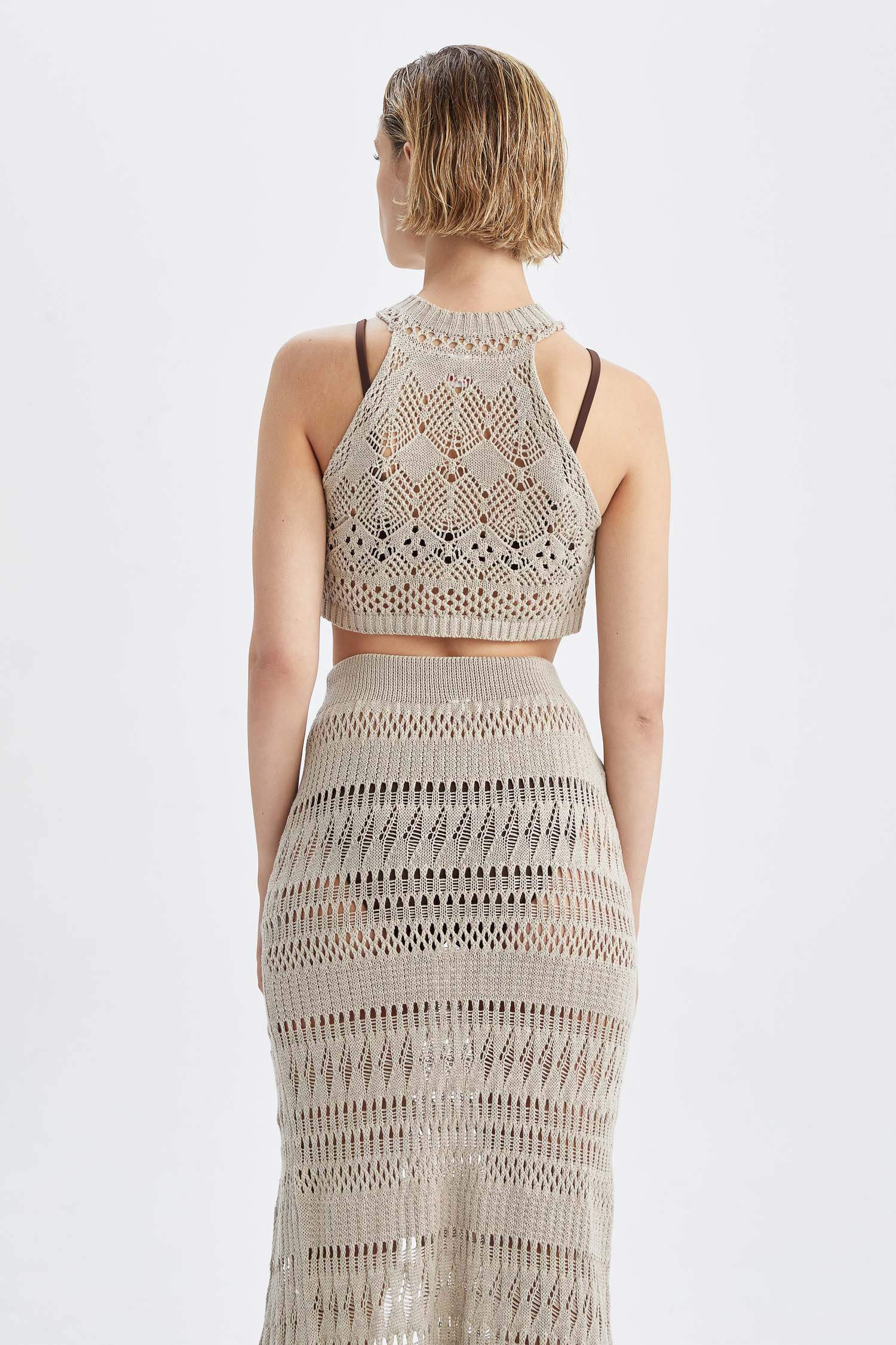 Regular Fit Pamuk Akrilik Plaj Kıyafeti