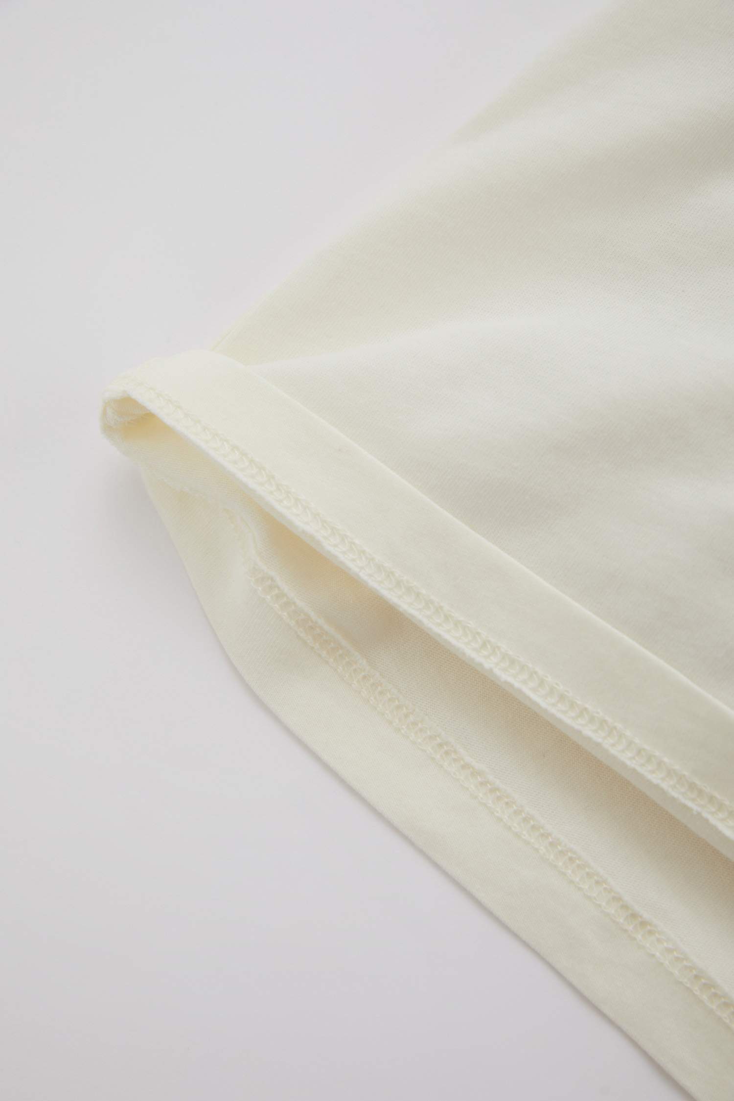 Ecru BABY BOY Baby Boy Short Sleeve TShirt Pique Strapless Panties 2