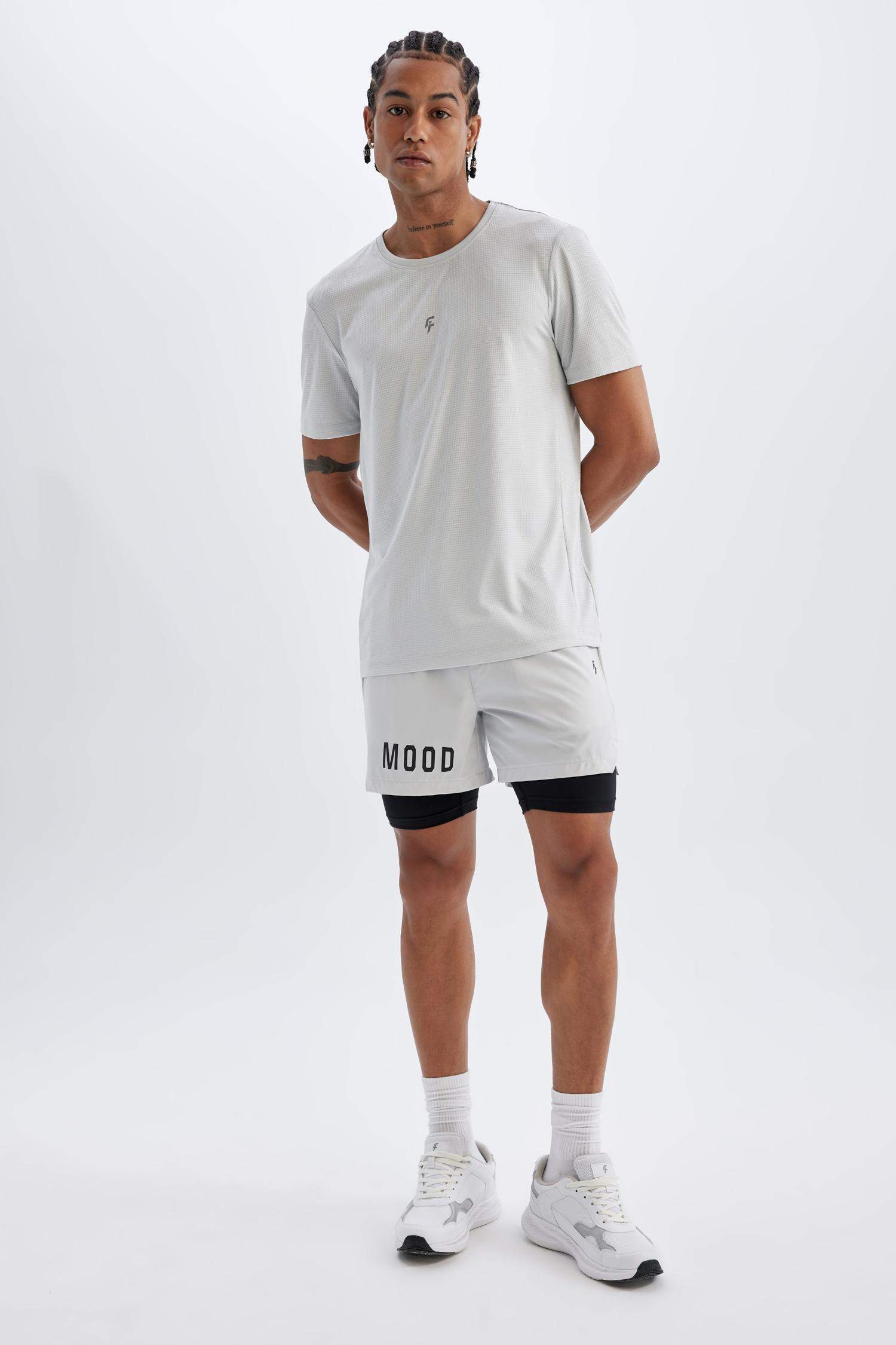 DeFactoFit Slim Fit Dar Kesim Fermuarlı Telefon Cepli Sporcu Taytlı Şort