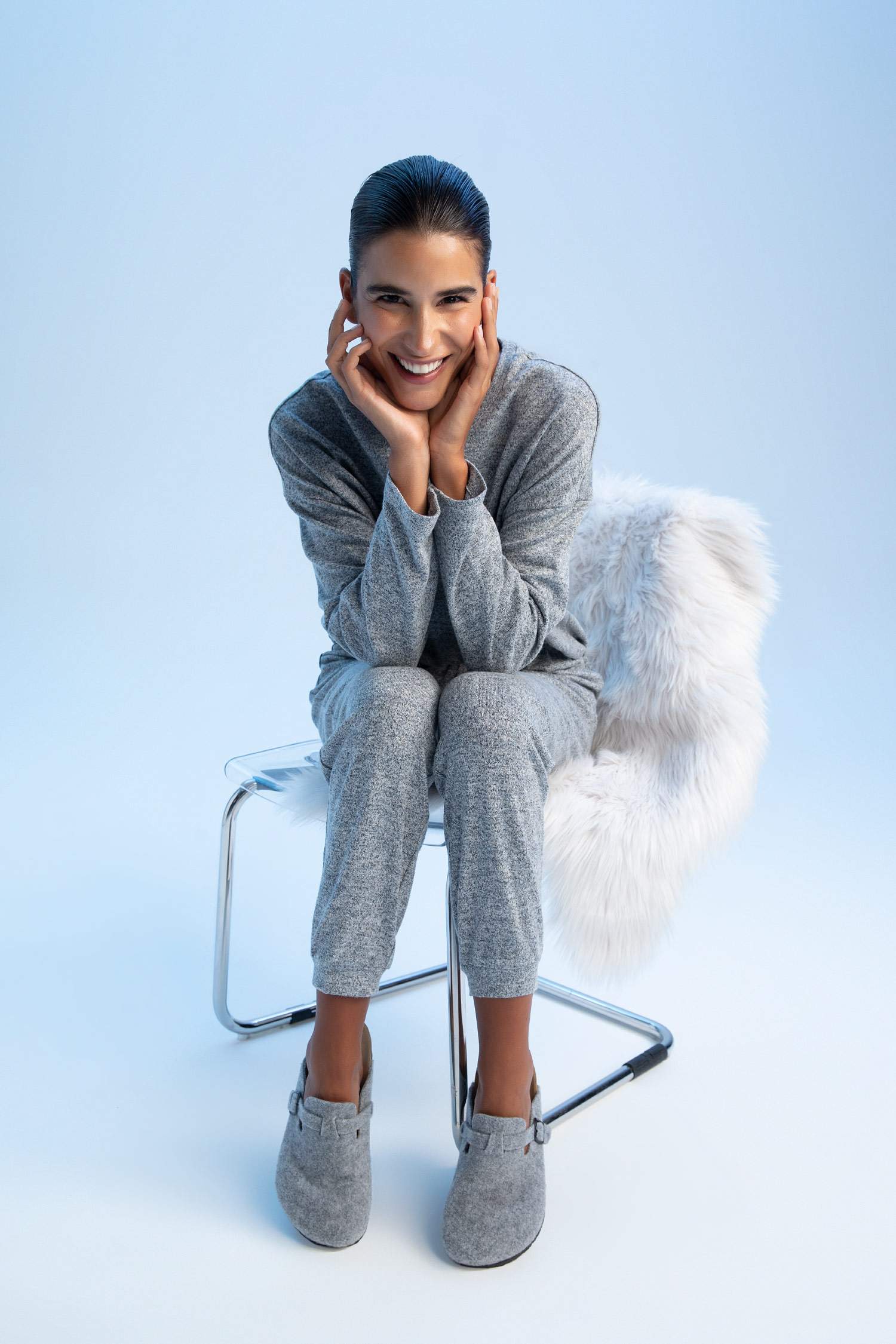 Fall in Love Regular Fit Basic Viscose Pajama Top