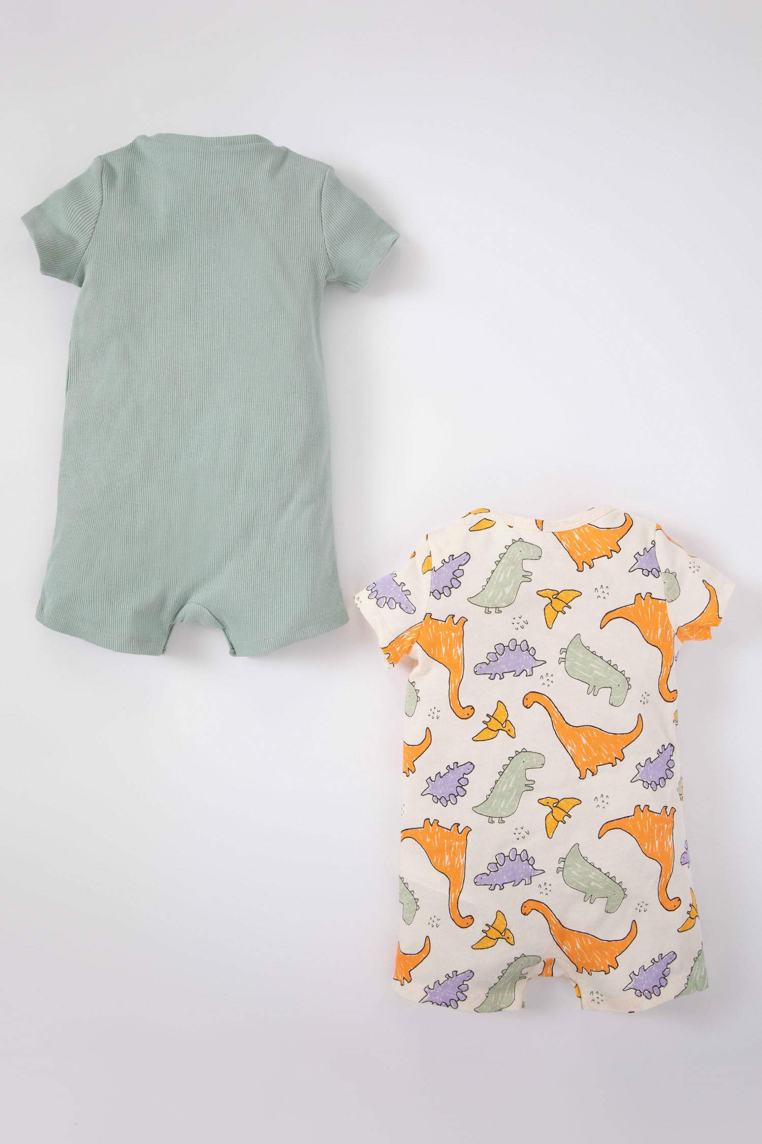 Green BABY BOY Baby Boy Corded Camisole 2Pack Jumpsuit 2792090 DeFacto