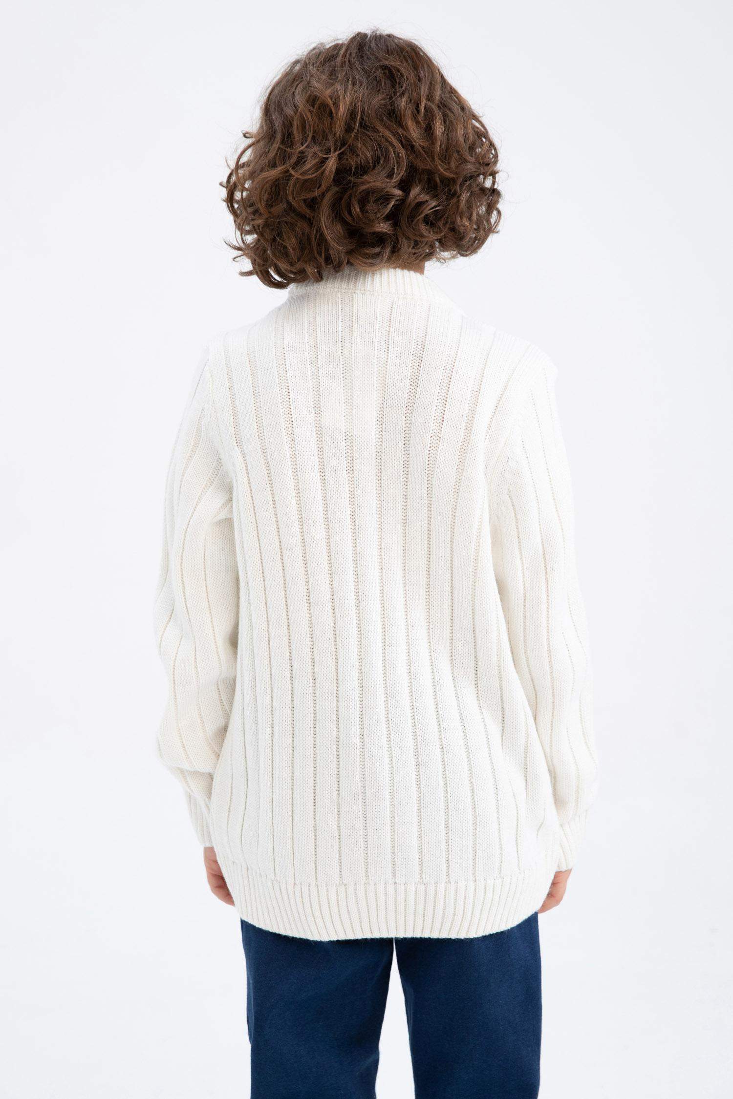 Свитер с круглым вырезом для мальчиков