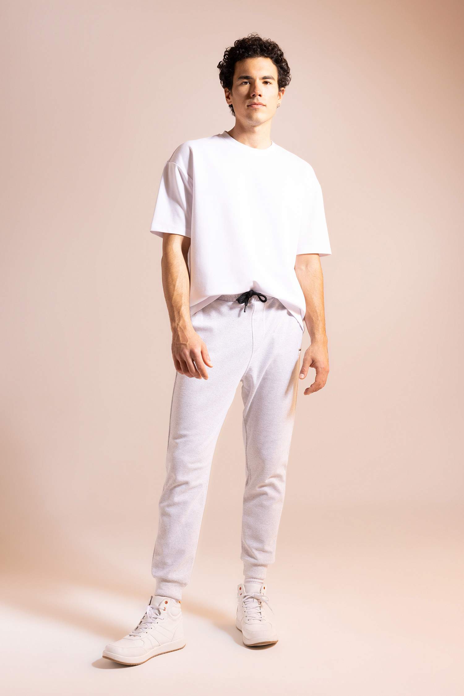 Regular Fit Cepli Beli Bağcıklı İnce Eşofman Altı