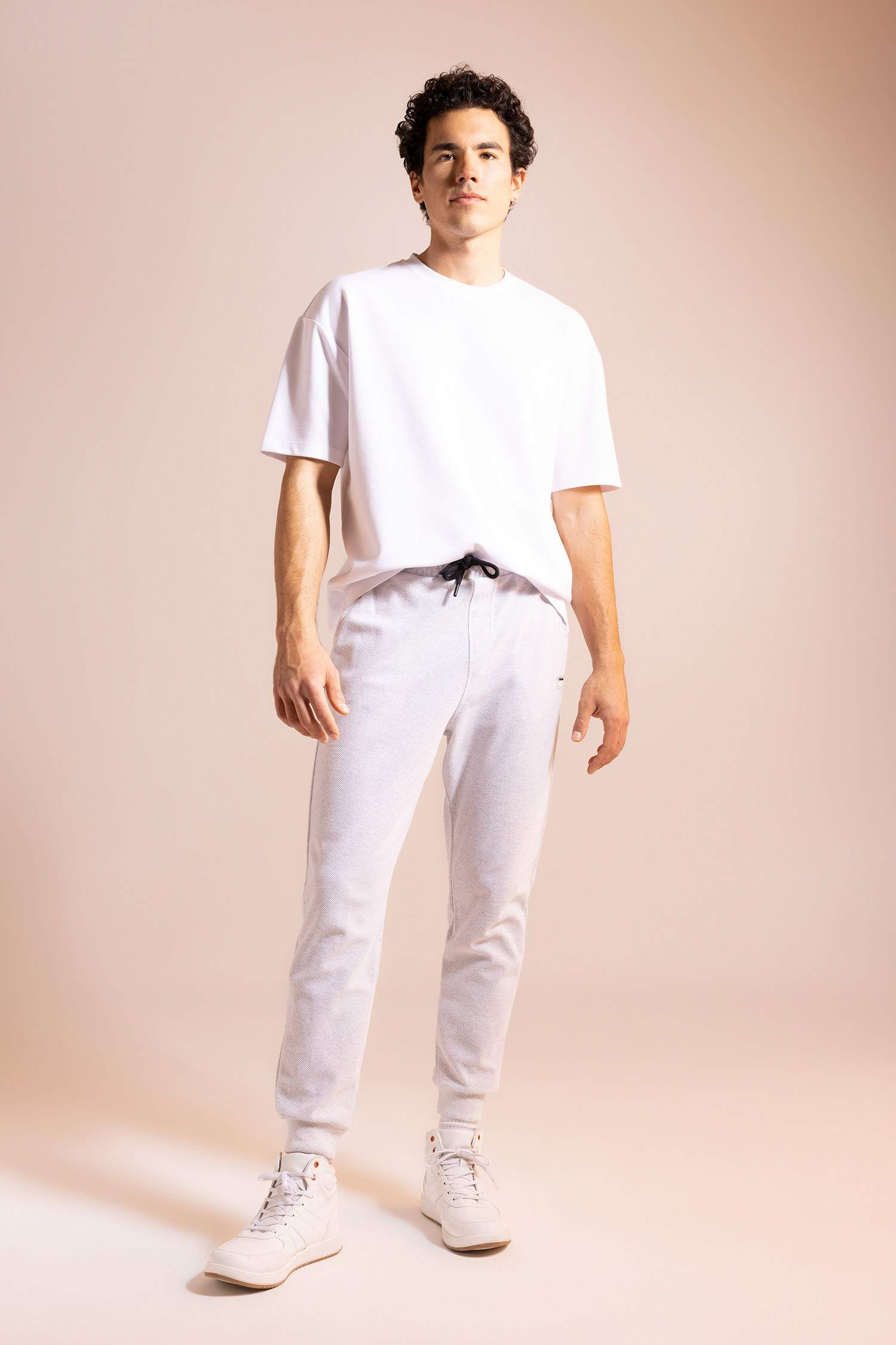 Regular Fit Cepli Beli Bağcıklı İnce Eşofman Altı