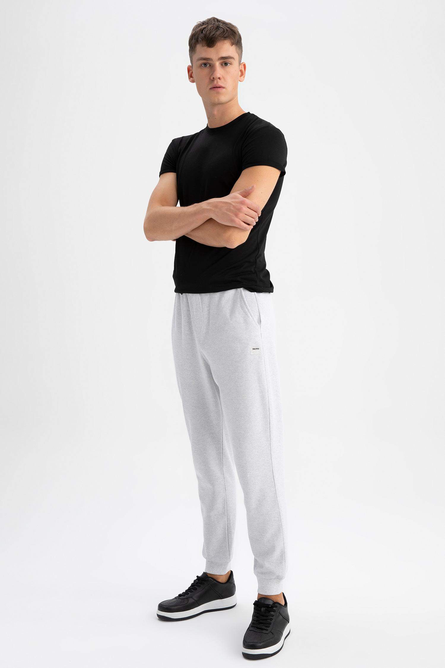 Regular Fit Cepli Beli Bağcıklı İnce Eşofman Altı