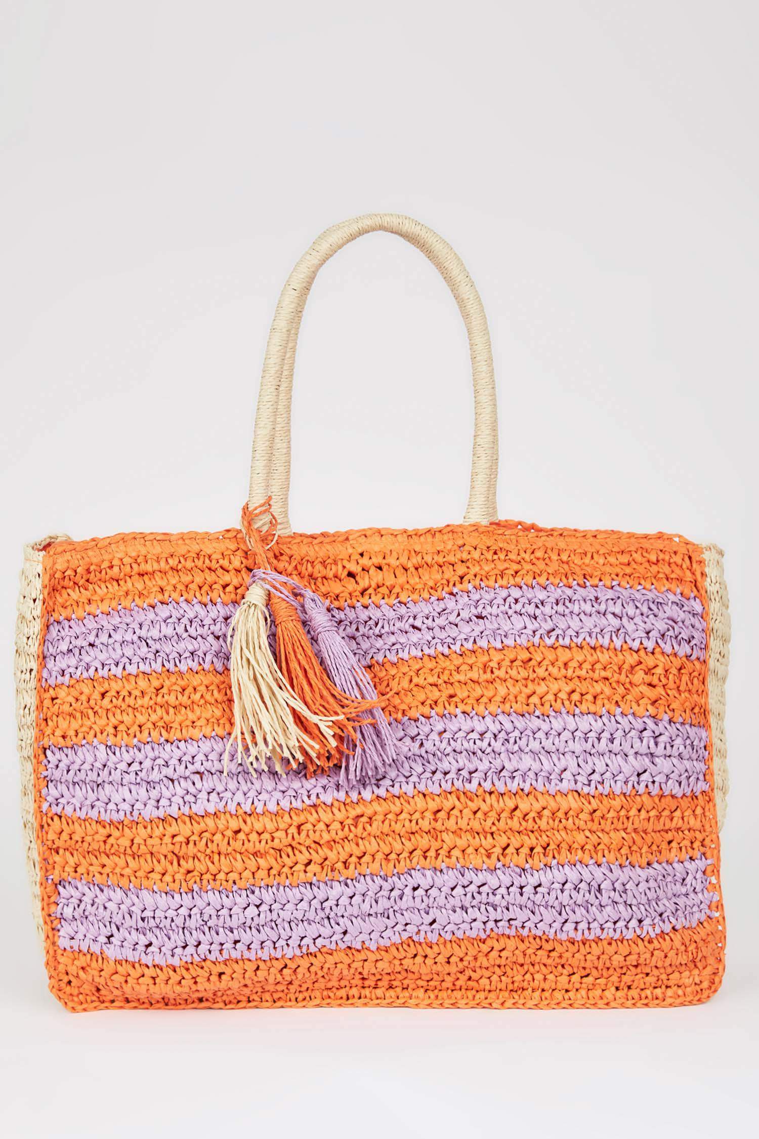 Kadın Hasır Omuz Çantası