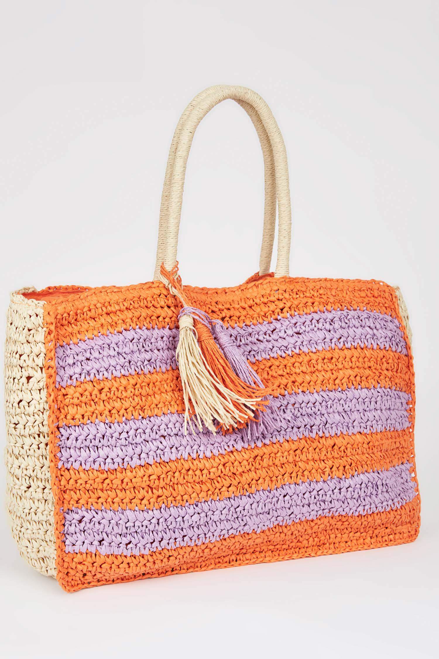 Kadın Hasır Omuz Çantası