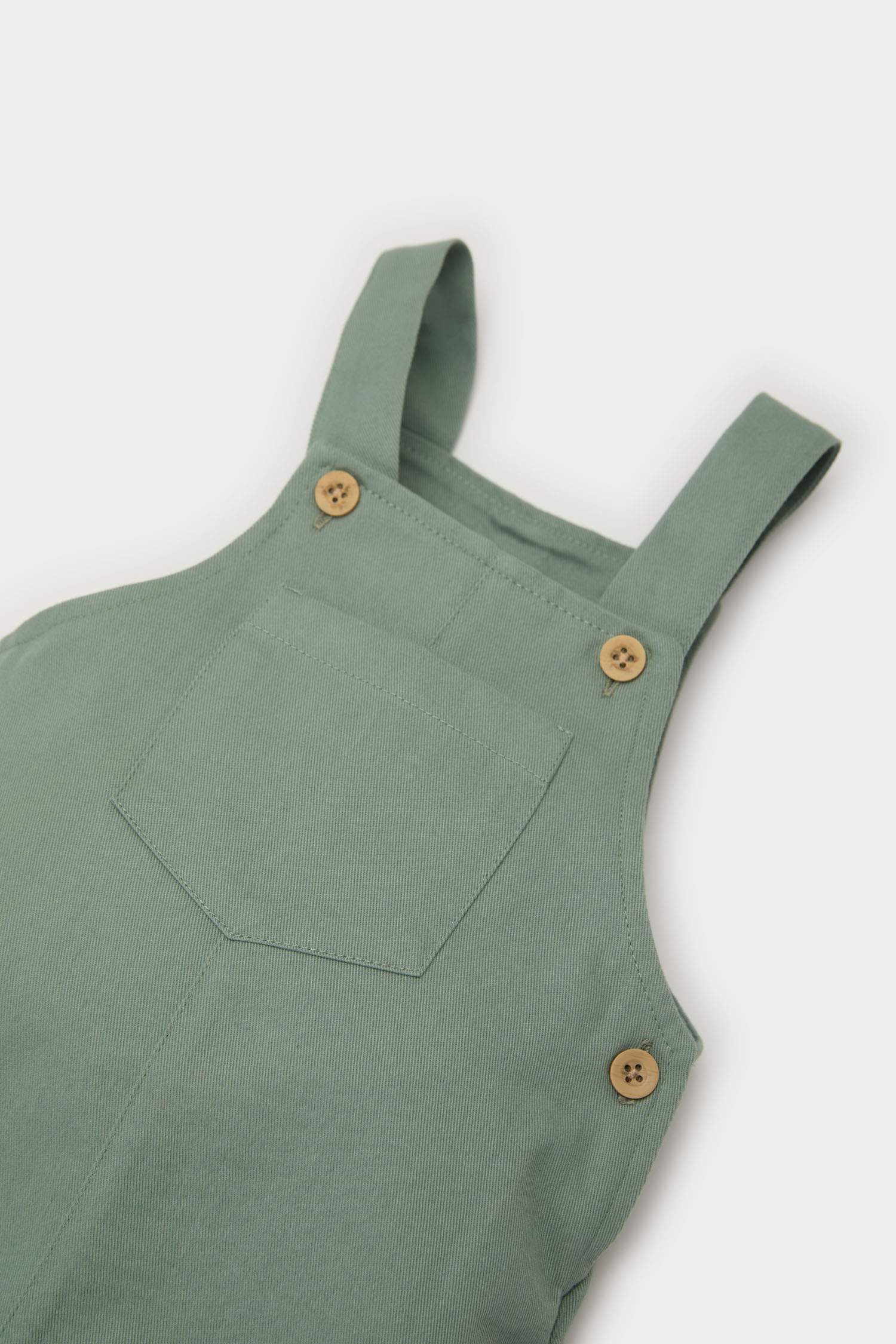 Erkek Bebek 2'li Takım Baskılı Kısa Kollu Tişört Salopet Tulum