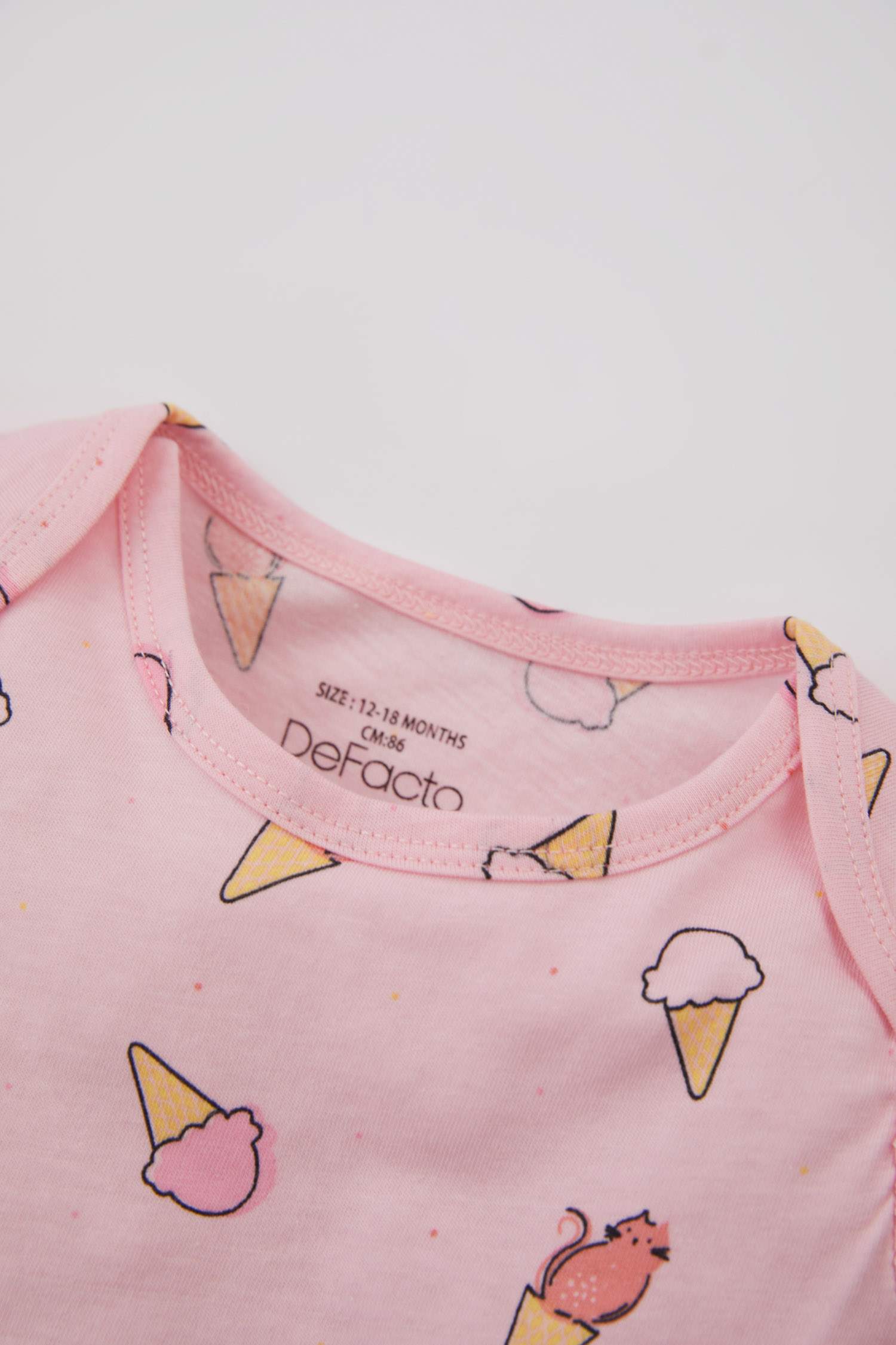 سالوبيت بناتي ممشط بطباعة ممتعة - 3 قطع