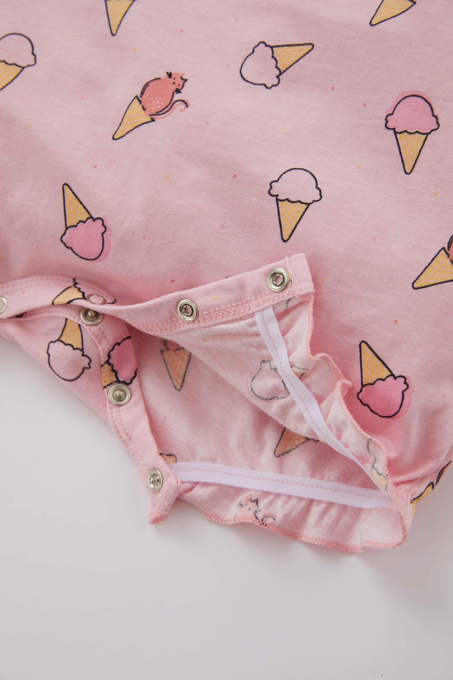 سالوبيت بناتي ممشط بطباعة ممتعة - 3 قطع