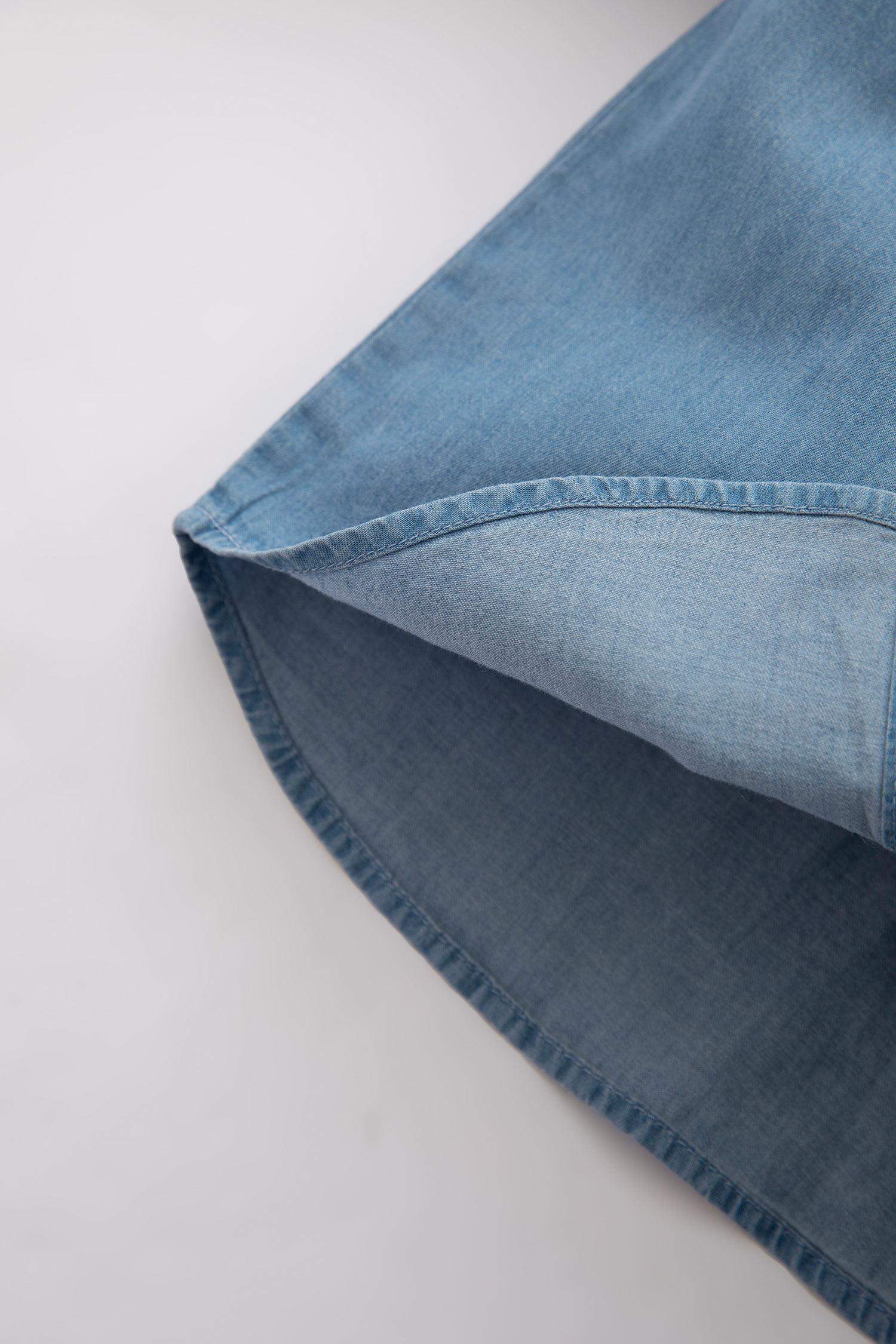 Джинсовая рубашка для малышей мальчиков