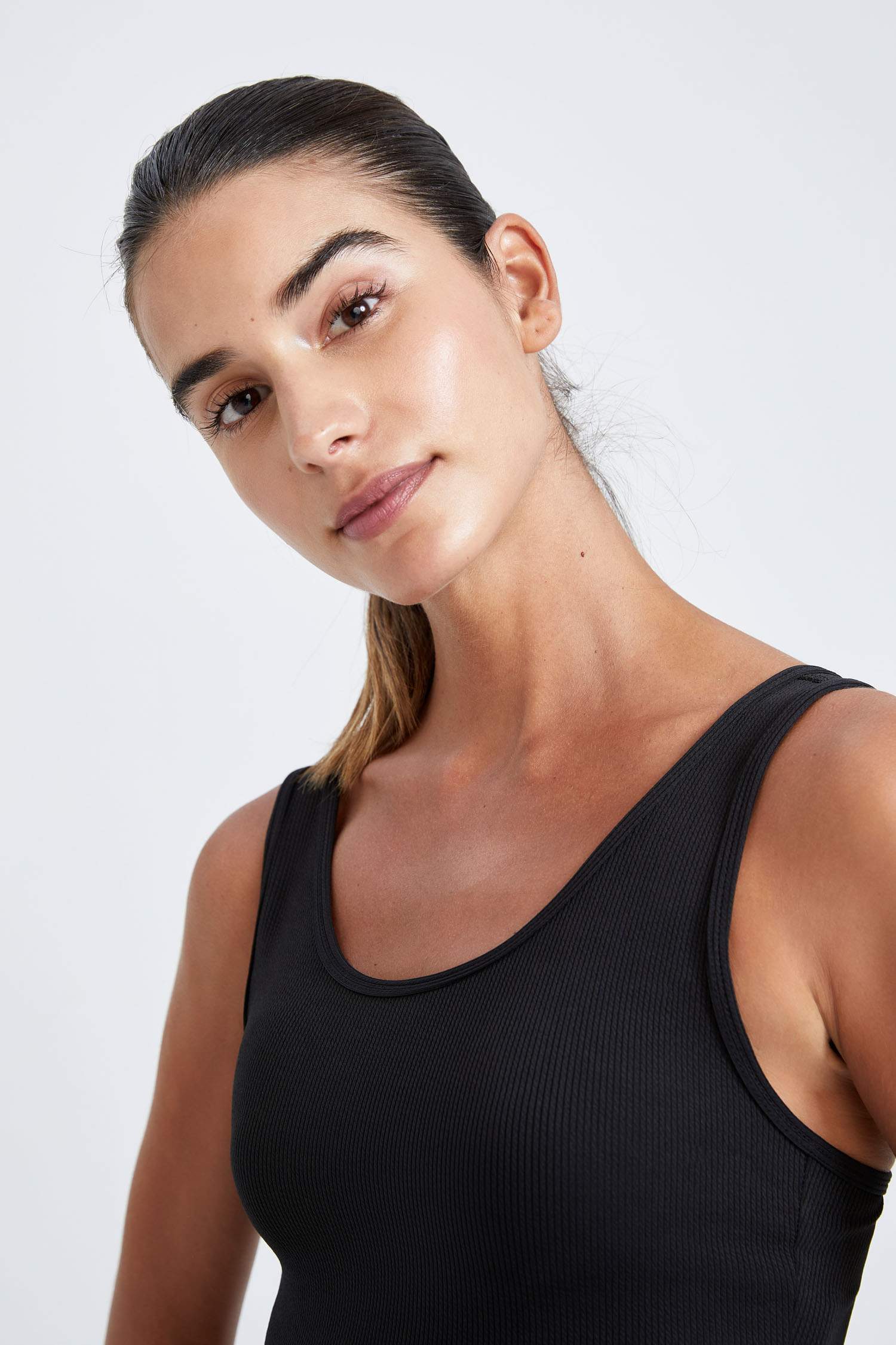 Débardeur à col rond slim pour Homme