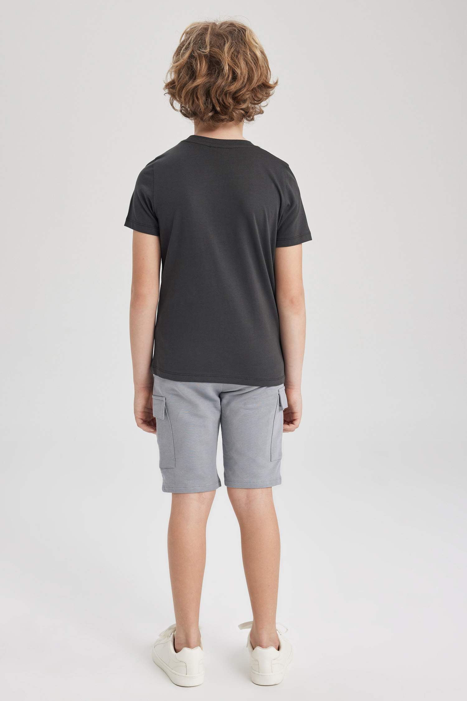 Boy Regular Fit Crew Neck Printed Short Sleeve T-Shirt