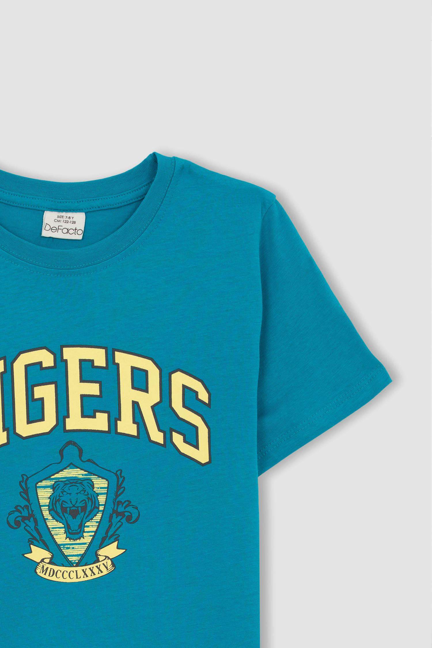 T-Shirt À Manches Courtes İmprimé Coupe Classique