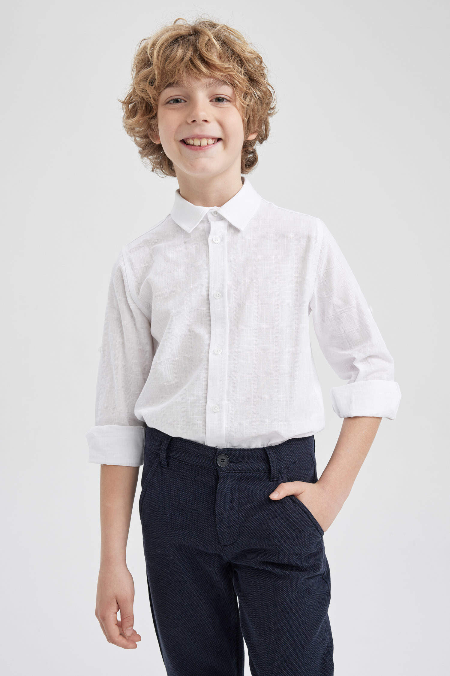 Junior Years|boys' Plaid Long Sleeve T-shirt - Cotton Autumn Tee For 5-14  Years