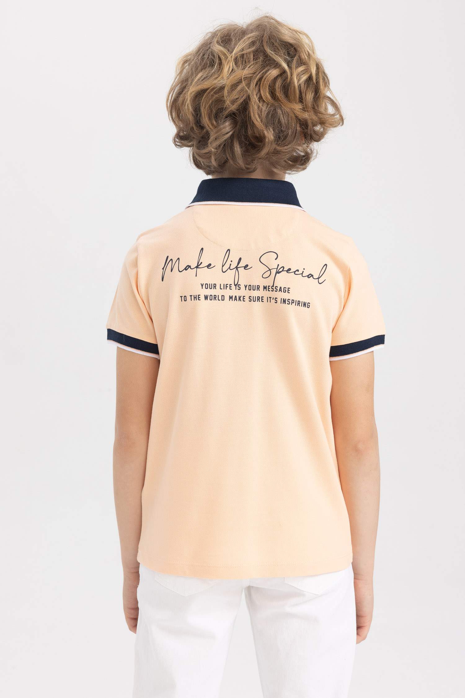 تي شيرت بولو ولادي بقصة عادية